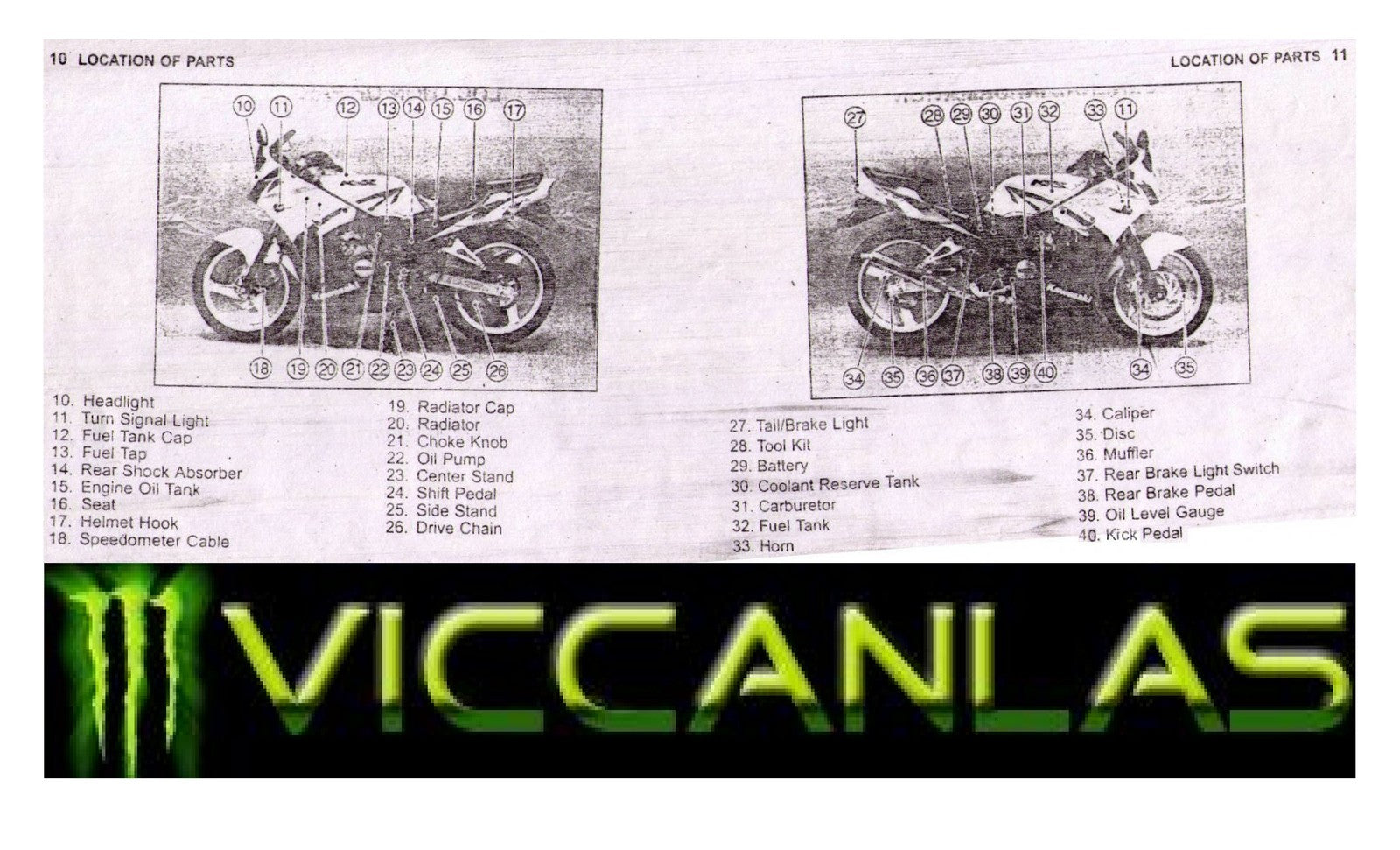 KAWASAKI KR 150 Motorcycle Owners Manual - STEEL WIRE BOUND - PROTECTIVE COVERS