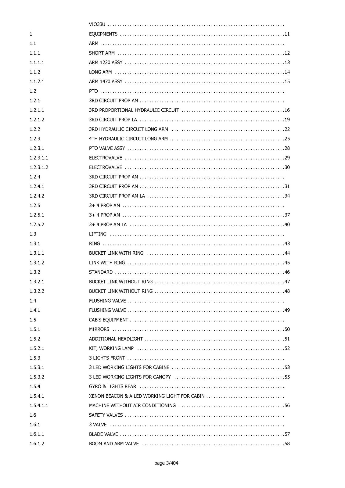 YANMAR ViO33U Mini Excavator Parts Catalog Manual 2016 - WIRE BOUND - COVERS