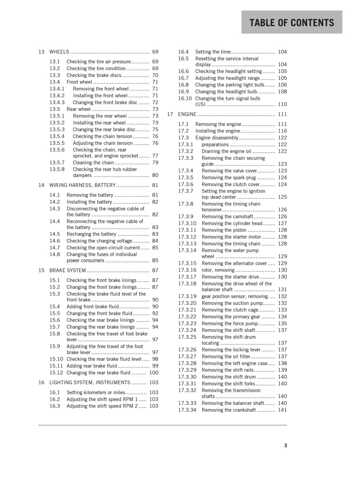 KTM 390 Duke Repair Manual 2016 - STEEL WIRE BOUND - PROTECTIVE COVERS