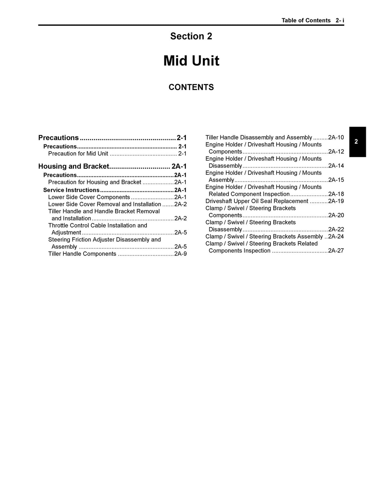 SUZUKI DF99B DF15A DF20A Outboard Motor Service Manual - WIRE BOUND - COVERS