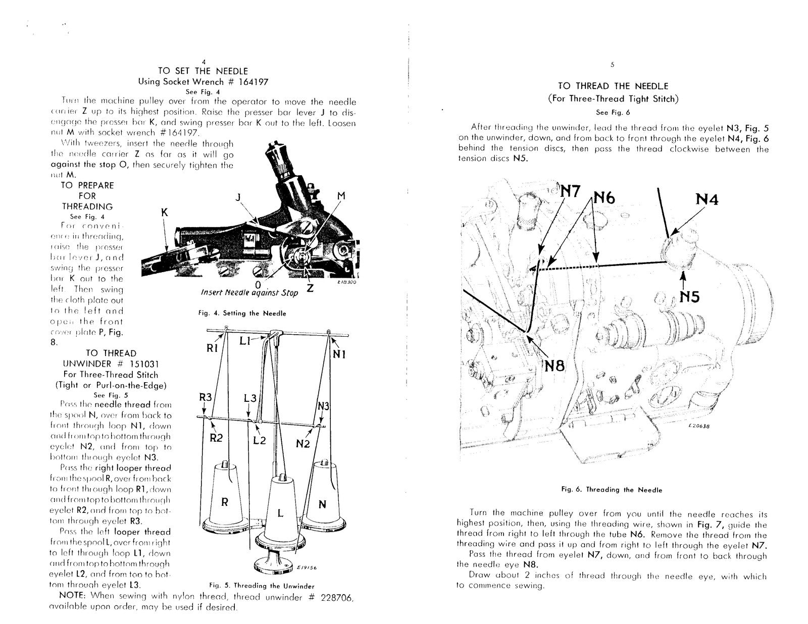 SINGER 246-3 246-5 Sewing Machine Service Manual - WIRE BOUND - TOUGH COVERS