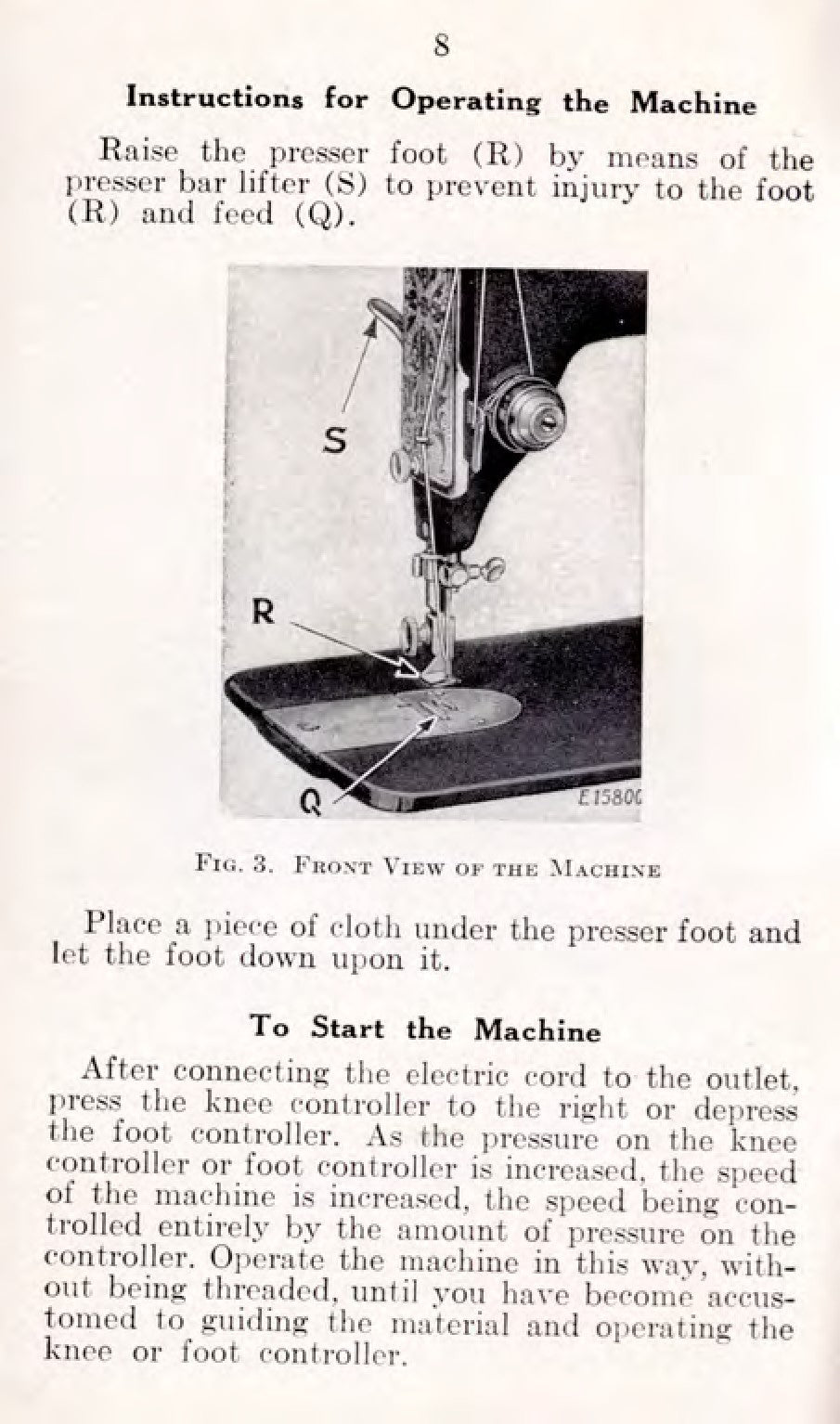 SINGER 99-23 99-24 Electric Sewing Machine Instruction Manual - WIRE BOUND