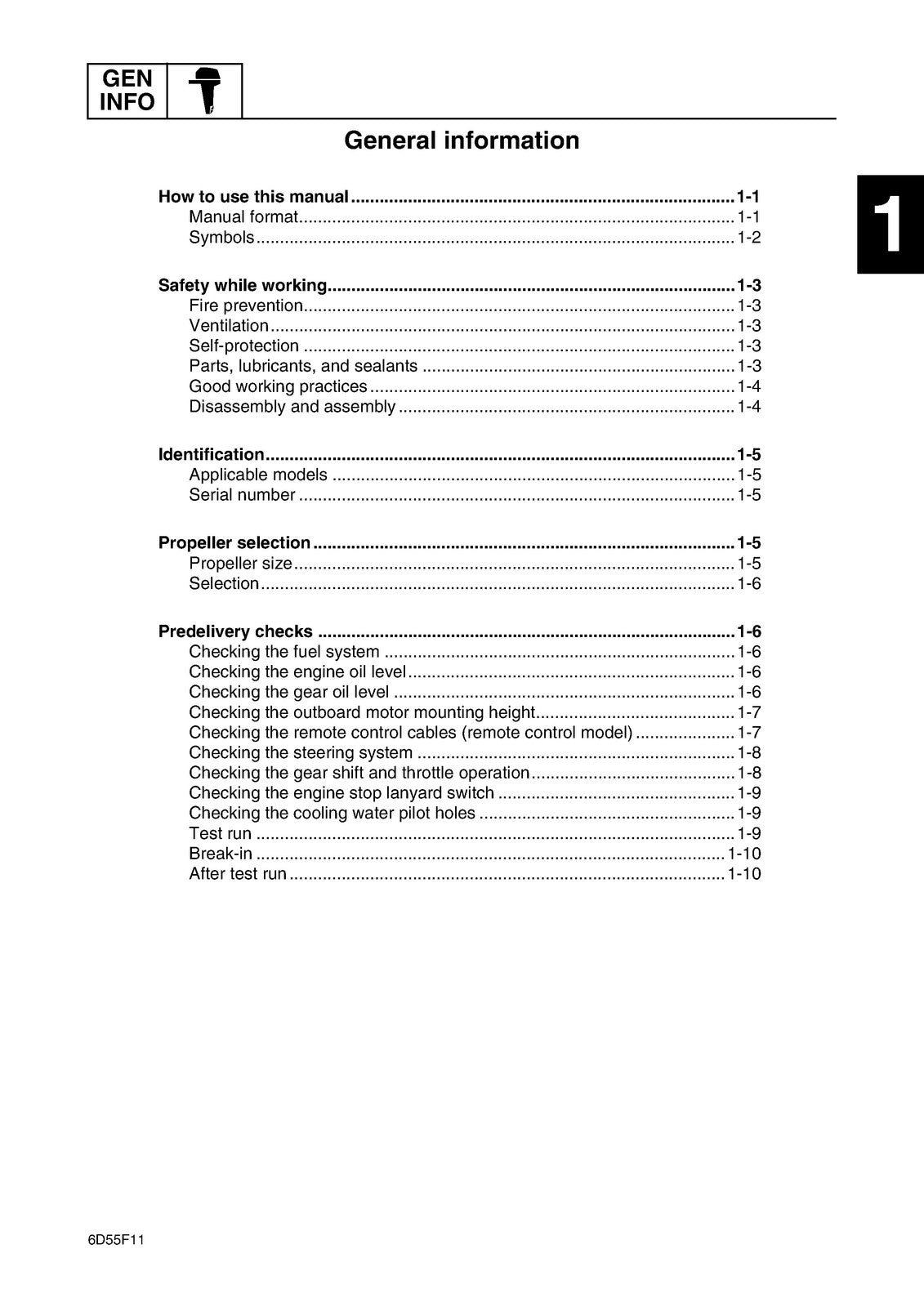 YAMAHA F25C ENGLISH SERVICE MANUAL - STEEL WIRE BOUND - PROTECTIVE COVERS