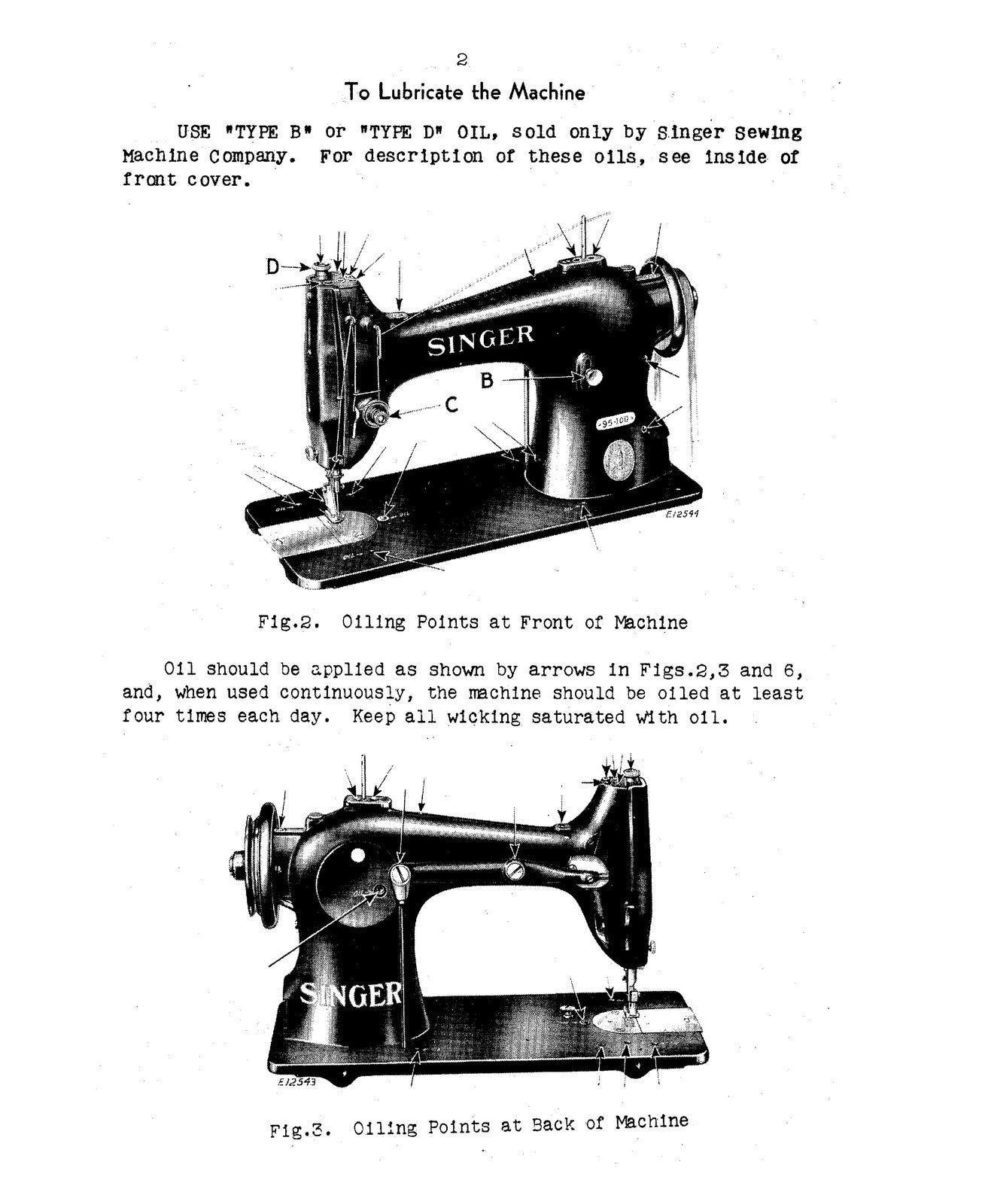 SINGER 95-80 95-100 Sewing Machine Instruction Manual - WIRE BOUND - COVERS