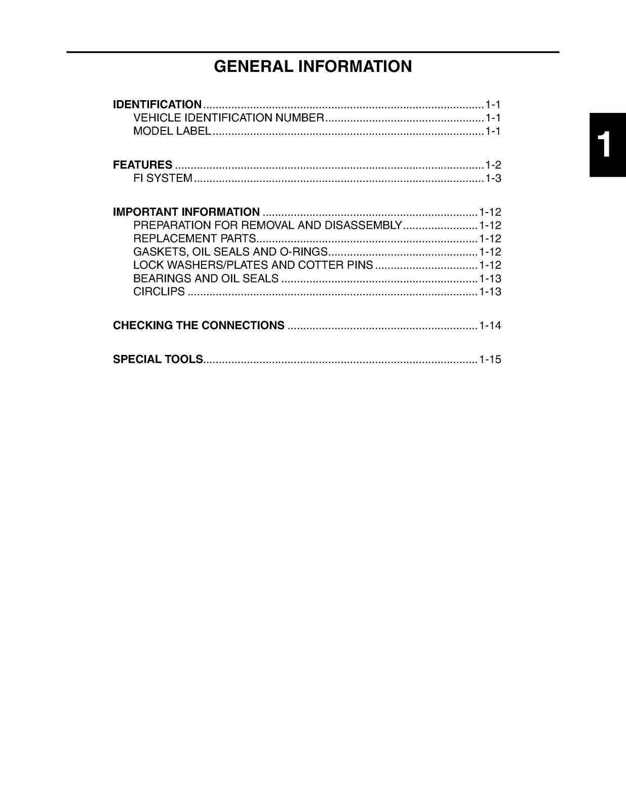 YAMAHA YZF-R1 Motorcycle Service Manual 2007 - BOUND - COVERS - XL FOLDOUT PAGES