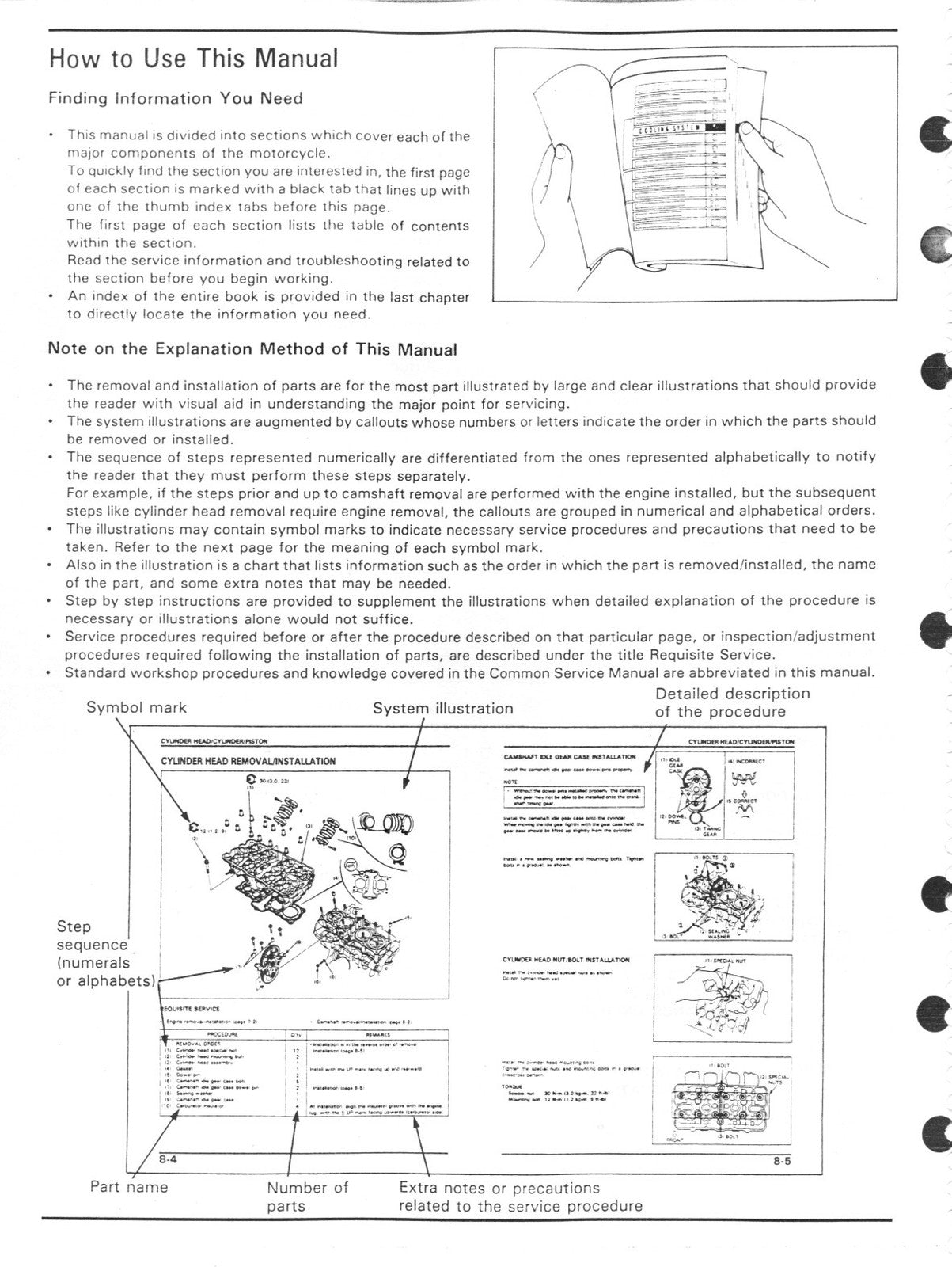 HONDA XR650L Motorcycle Service Manual - STEEL WIRE BOUND - PROTECTIVE COVERS