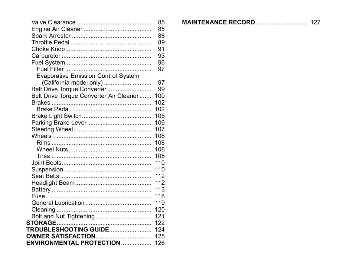 KAWASAKI Mule 600 Utility Vehicle Owners Manual 2010 - WIRE BOUND - TOUGH COVERS