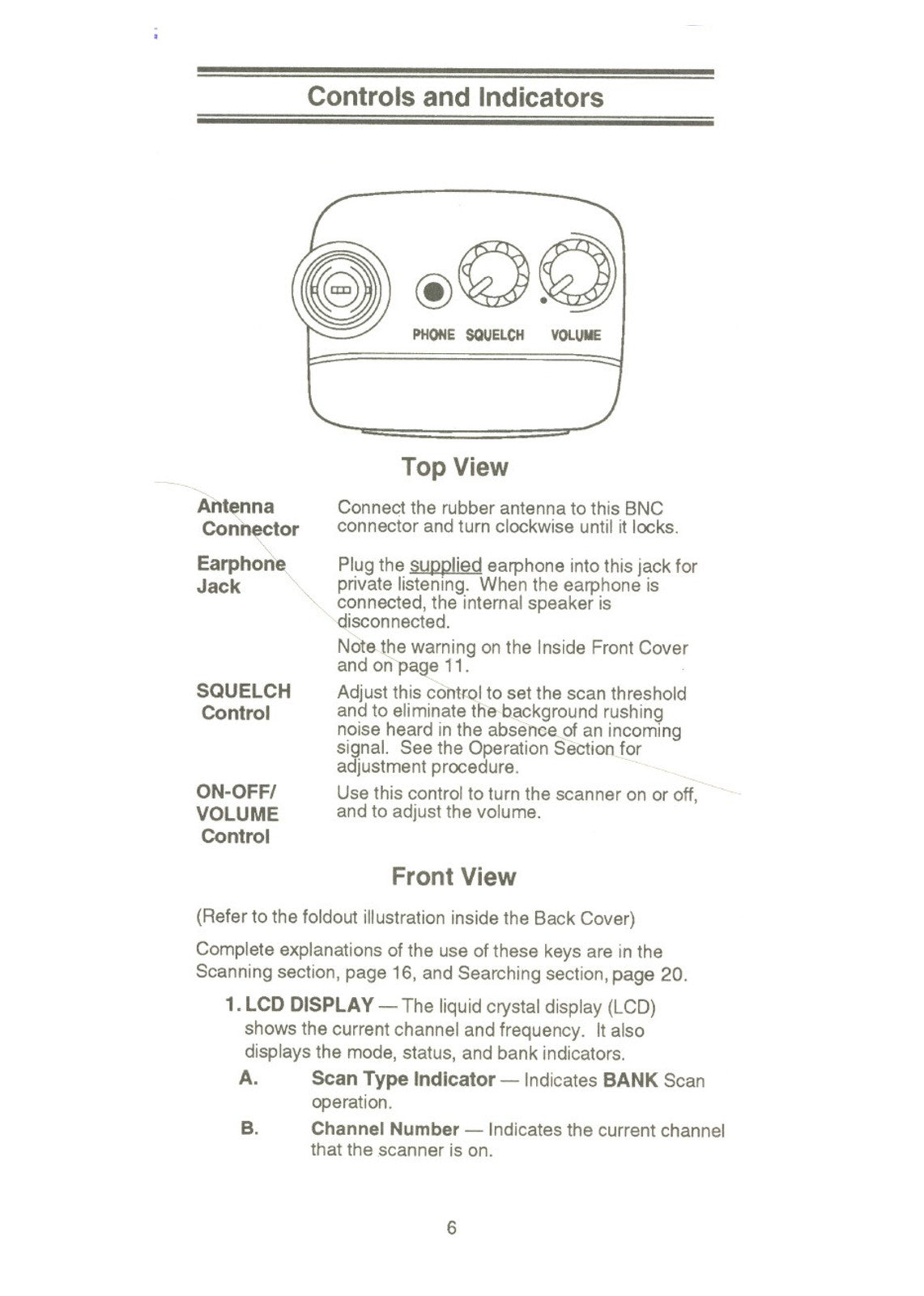 UNIDEN UBC 120XLT Scanner Operating Guide Manual - WIRE BOUND - TOUGH COVERS