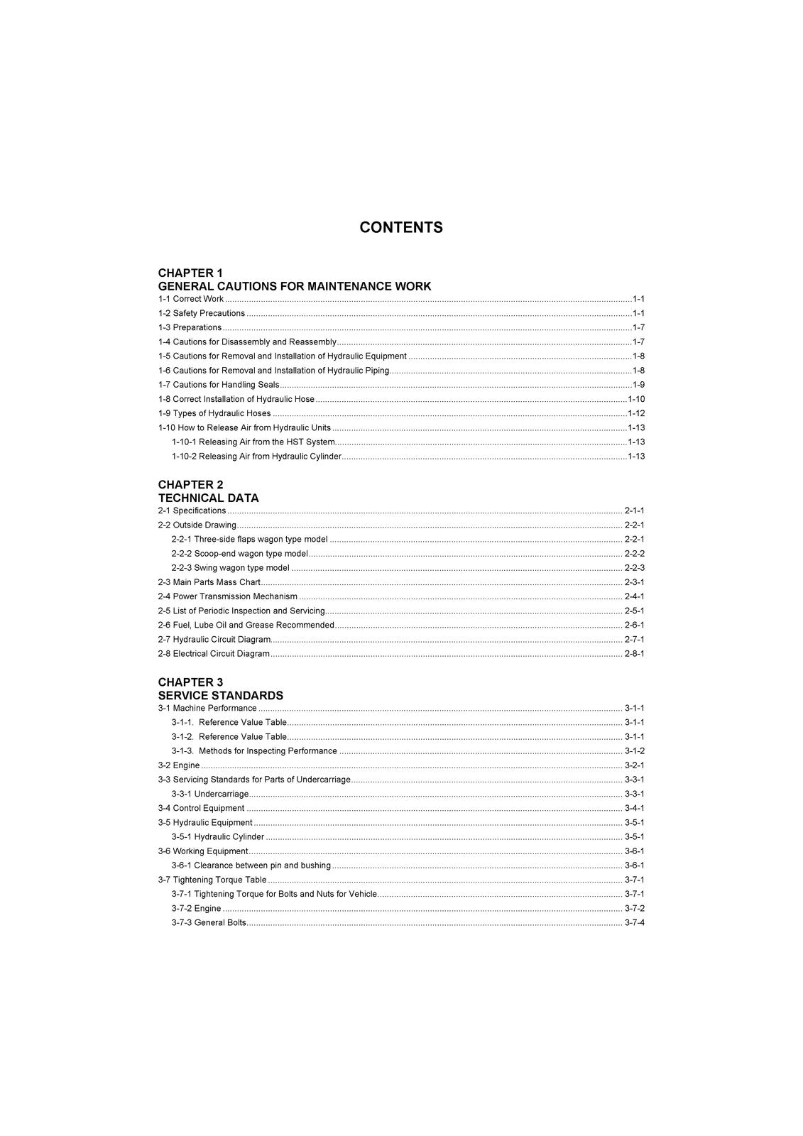 YANMAR C50R-5 Crawler Carrier Service Manual - BOUND - COVERS - XL FOLDOUT PAGES