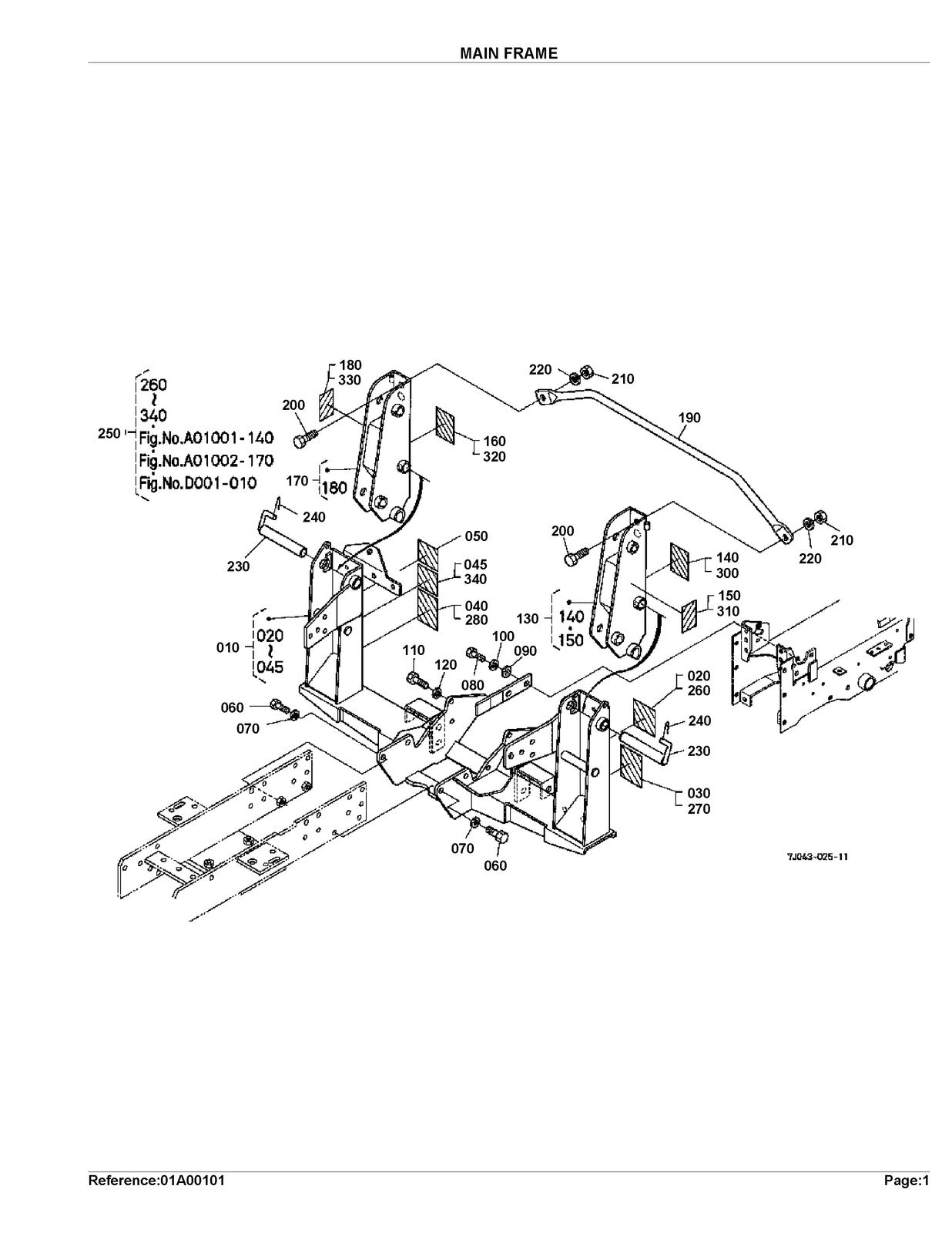 KUBOTA LA302 Loader Illustrated Parts List Manual - WIRE BOUND - TOUGH COVERS