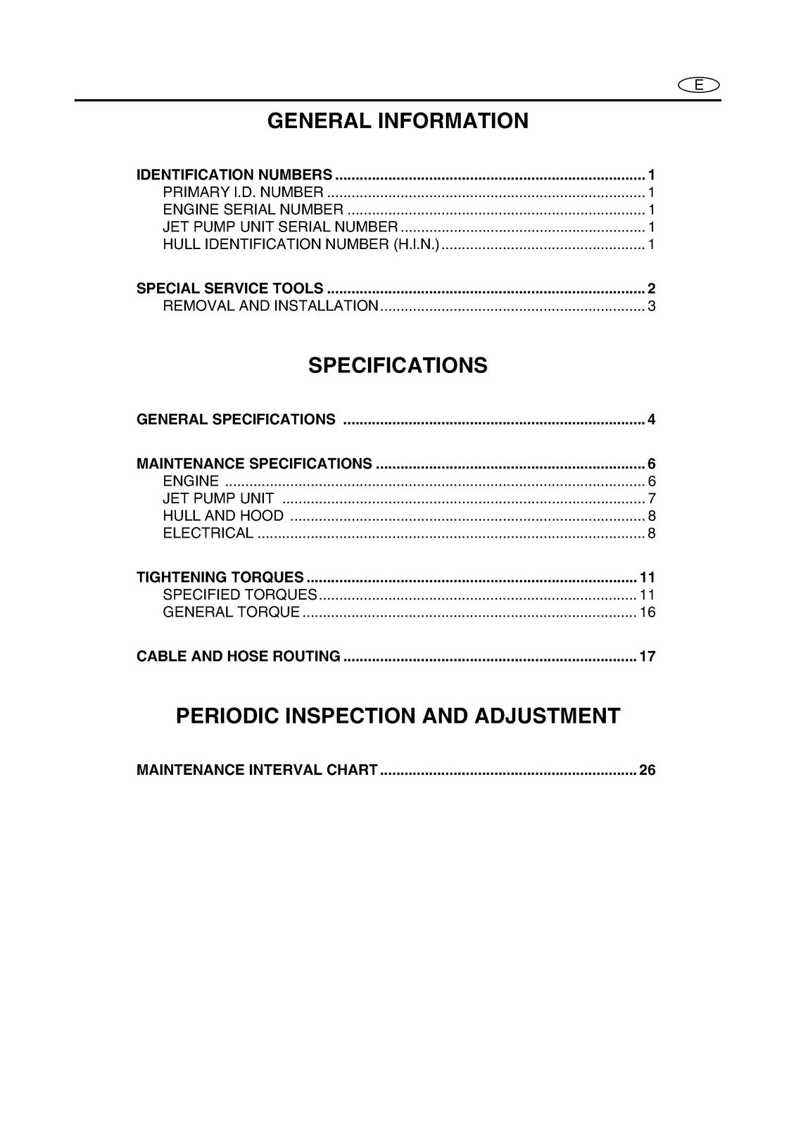 YAMAHA WaveRunner GP1300R Supplementary Service Manual, BOUND, COVERS, FOLDOUTS