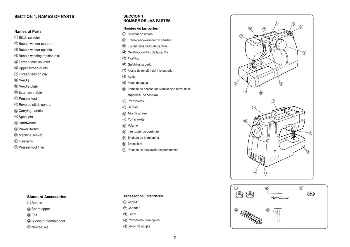ALFA 649 659 Sewing Machine Instruction Manual - STEEL WIRE BOUND - TOUGH COVERS