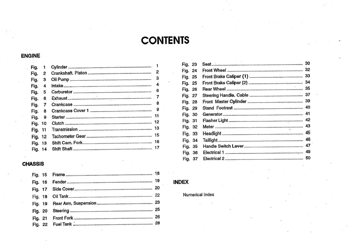 YAMAHA RX-S Motorcycle Parts Catalogue Manual 1999 - WIRE BOUND - TOUGH COVERS