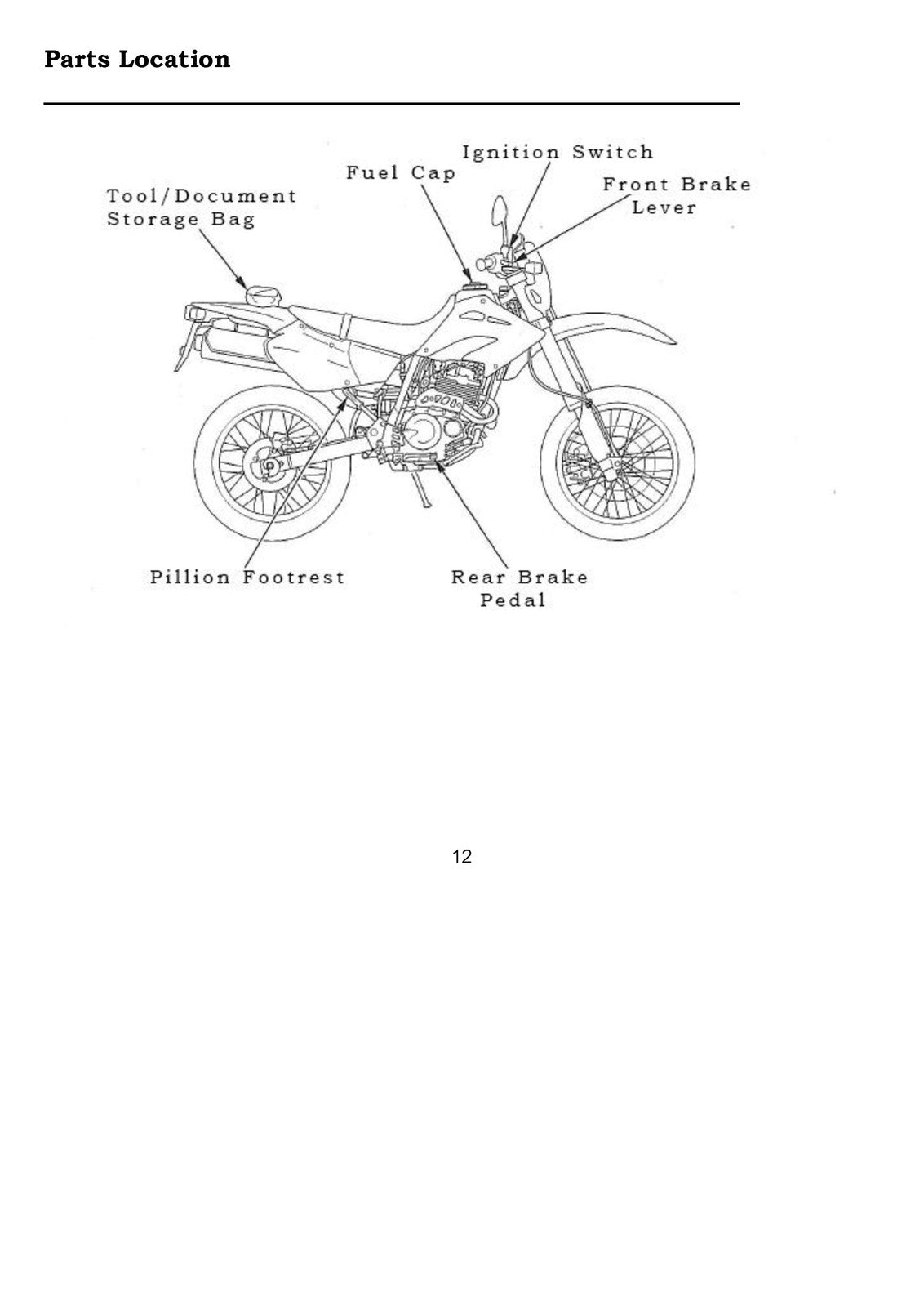 HONDA XR400M Owners Manual 2007 - STEEL WIRE BOUND - PROTECTIVE COVERS