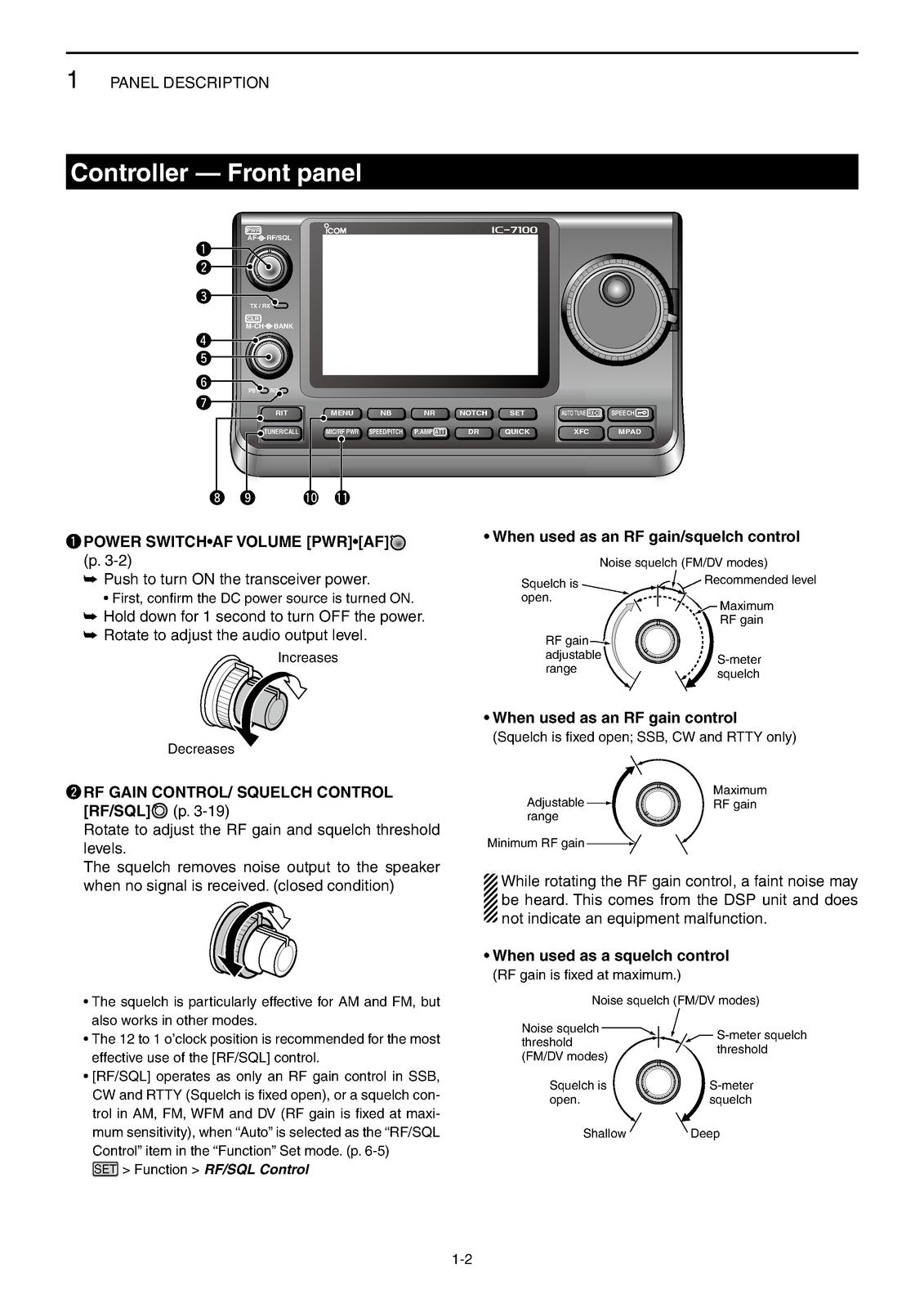 ICOM IC-7100 HF VHF UHF Transceiver Basic Manual - WIRE BOUND - TOUGH COVERS