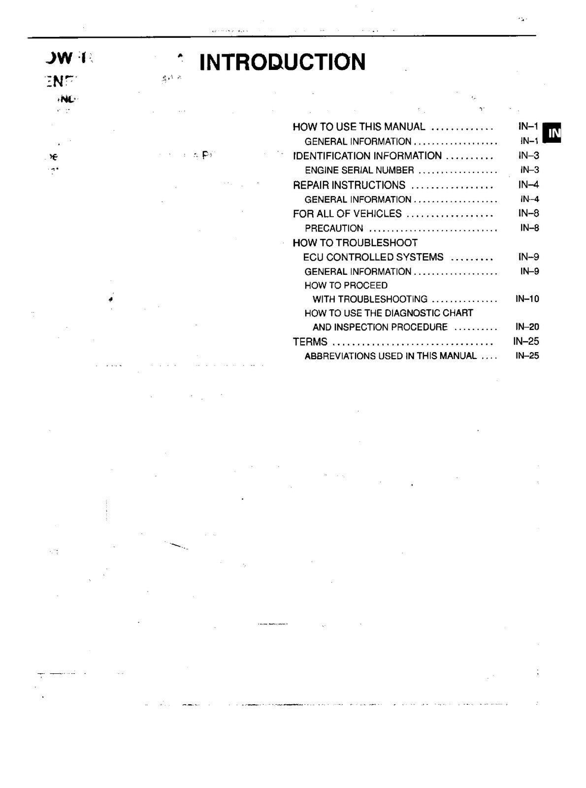 TOYOTA 1KZ-TE Engine Repair Manual 1999 - STEEL WIRE BOUND - PROTECTIVE COVERS