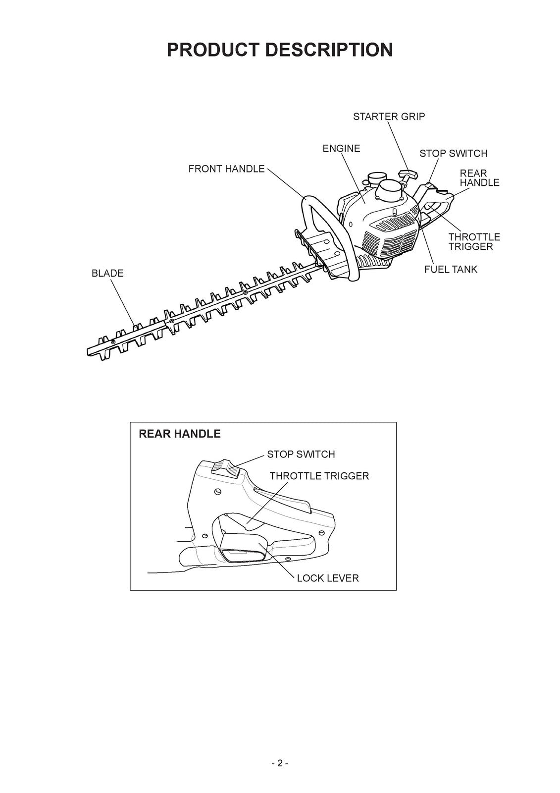 KUBOTA KHT23D Hedge Trimmer Owners Operators Manual - WIRE BOUND - TOUGH COVERS