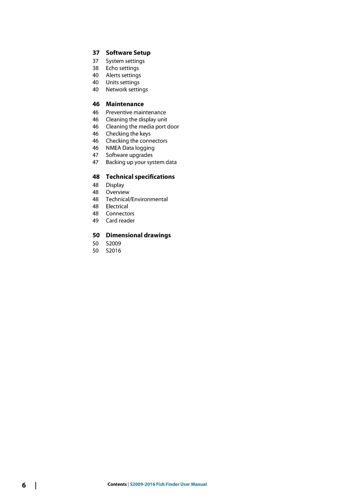 SIMRAD S2009-S2016 Fish Finder User Manual - STEEL WIRE BOUND - TOUGH COVERS