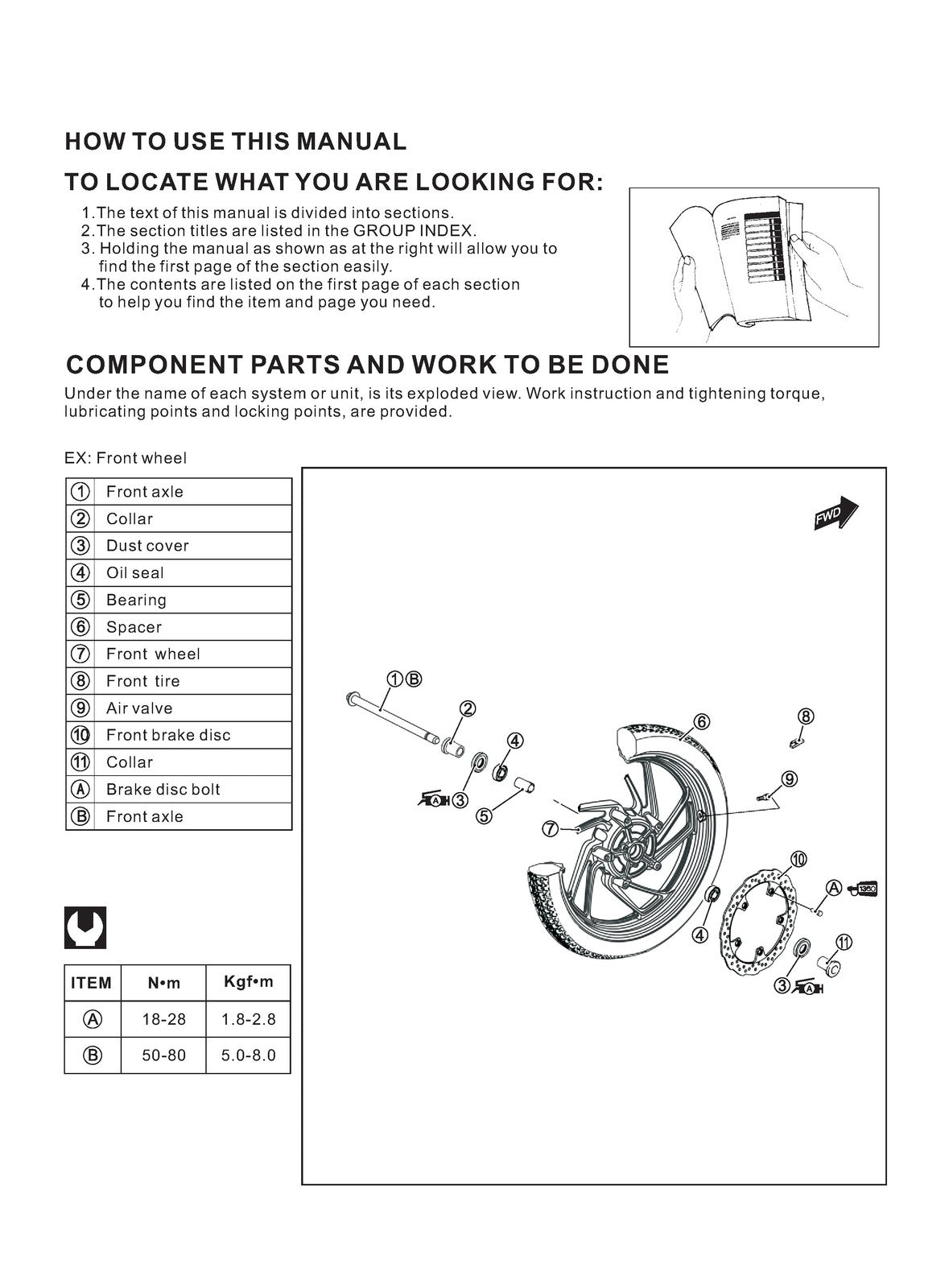 HAOJUE DR160 HJ150-10C Motorcycle Service Manual - BOUND - COVERS - XL FOLDOUTS