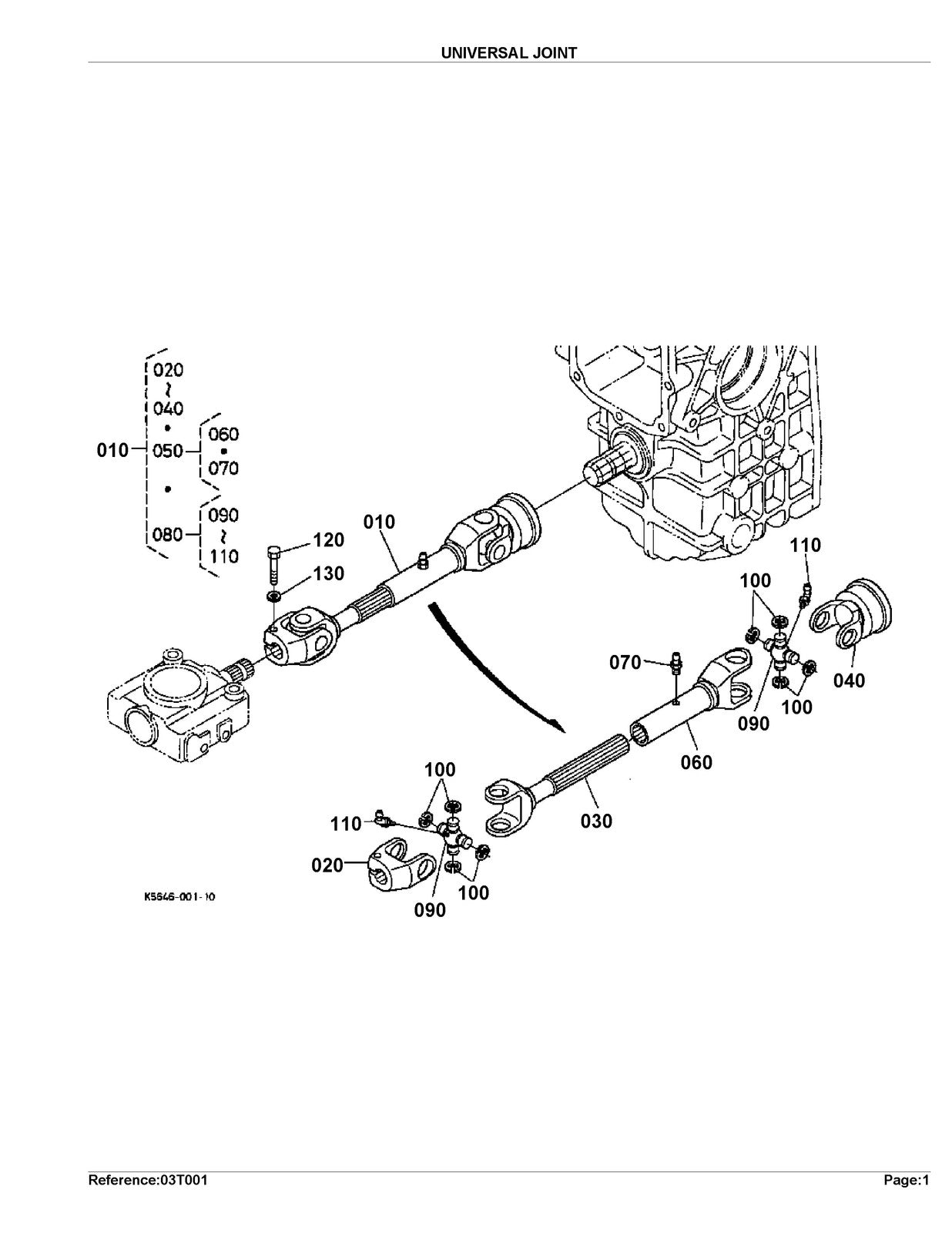 KUBOTA RCK60-28Z Parts Manual - STEEL WIRE BOUND - PROTECTIVE COVERS