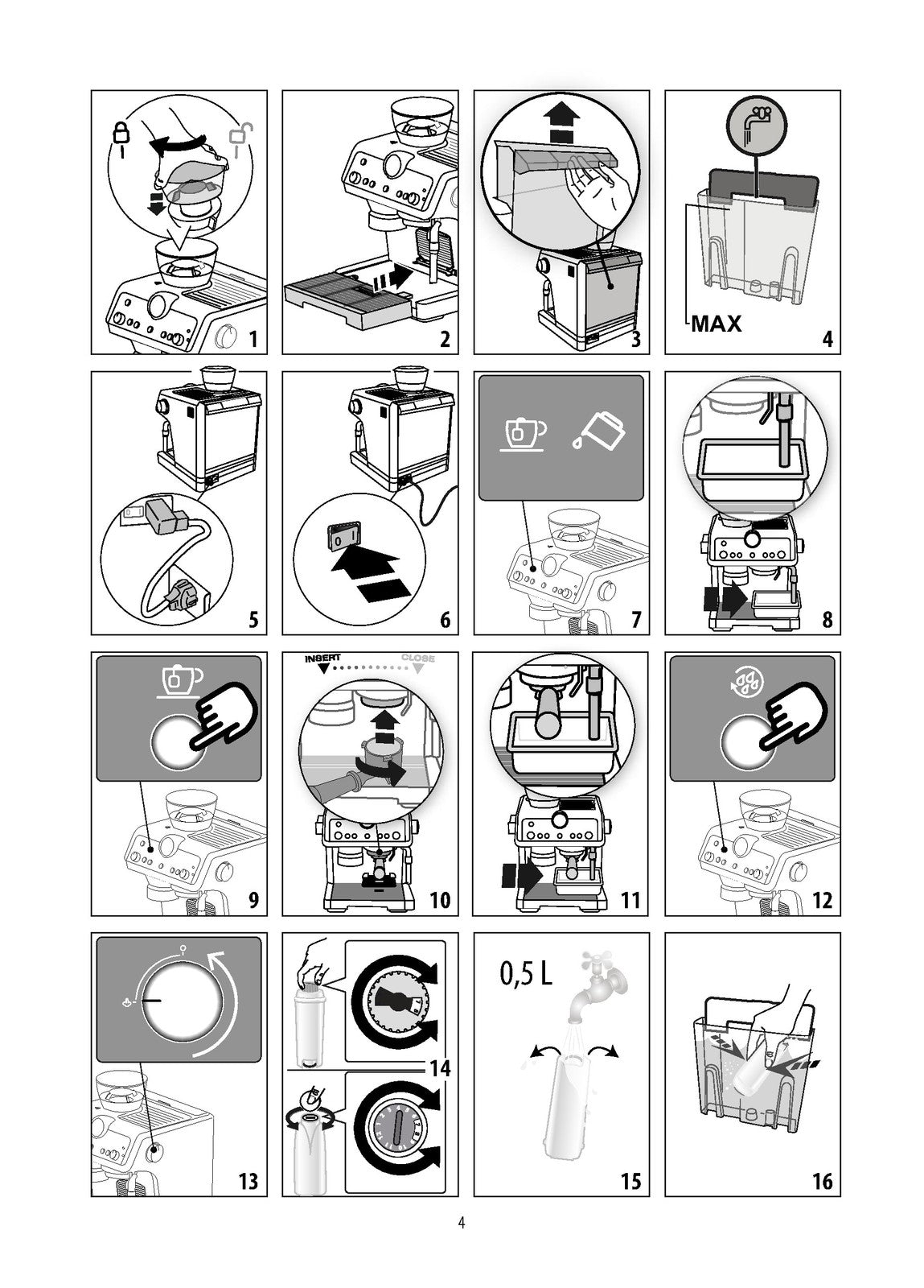 DELONGHI La Specialista EC9335 EC933X Coffee Maker Instruction Manual - BOUND