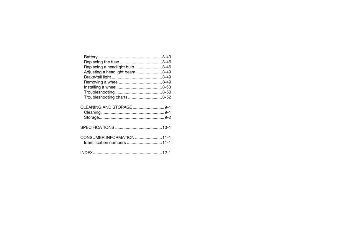 YAMAHA YFZ450 2019 ATV Owners Manual - STEEL WIRE BOUND - PROTECTIVE COVERS
