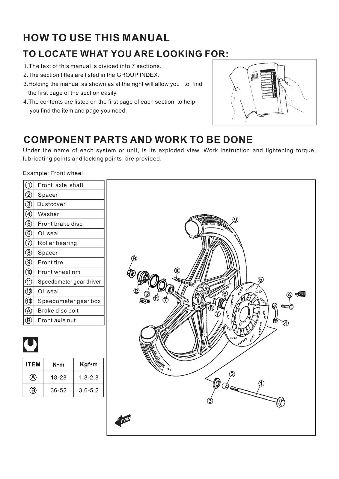 SUZUKI GN125F Service Manual 2014 - STEEL WIRE BOUND - PROTECTIVE COVERS