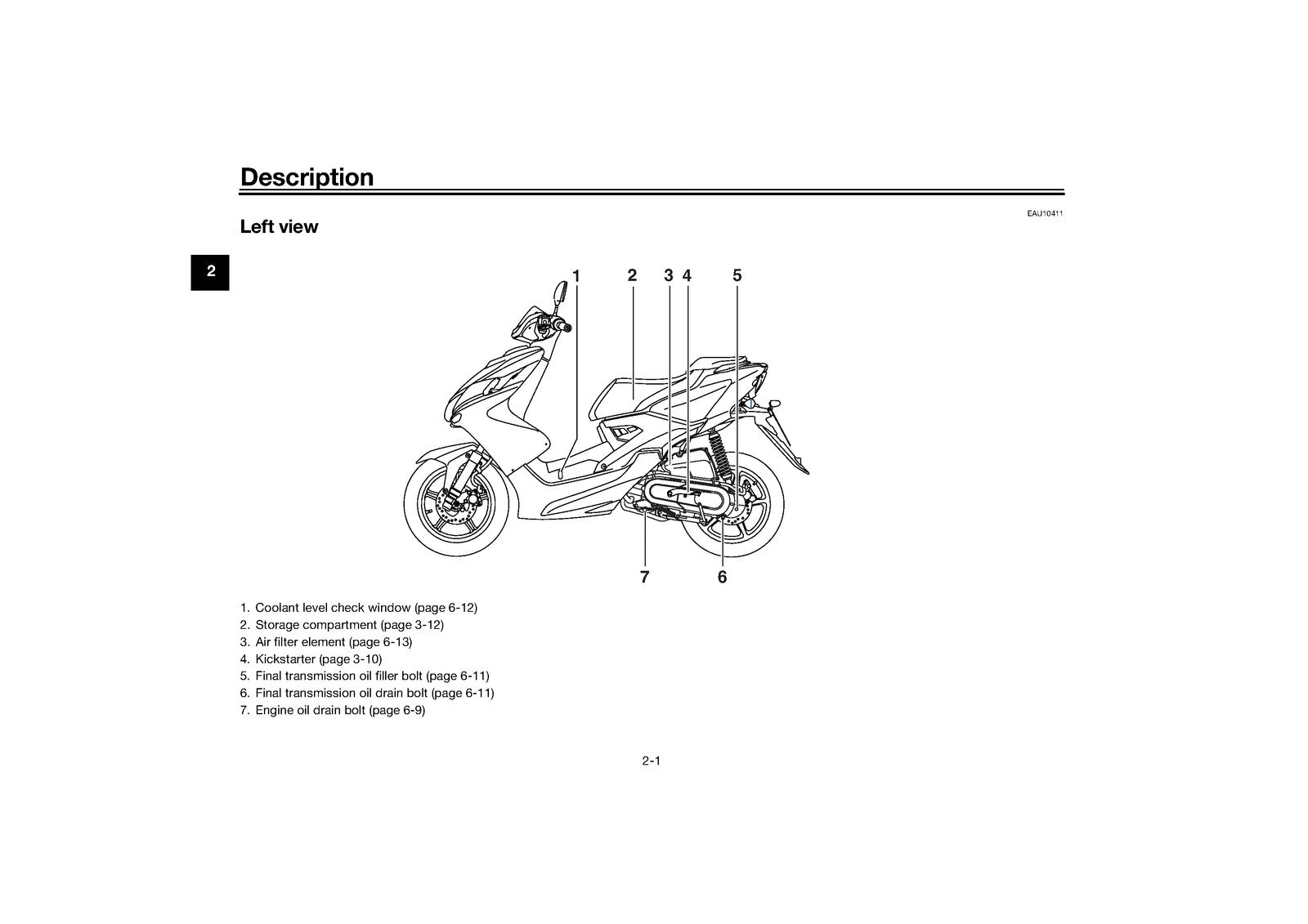 YAMAHA NS50F Scooter Owners Manual 2018 - STEEL WIRE BOUND - PROTECTIVE COVERS