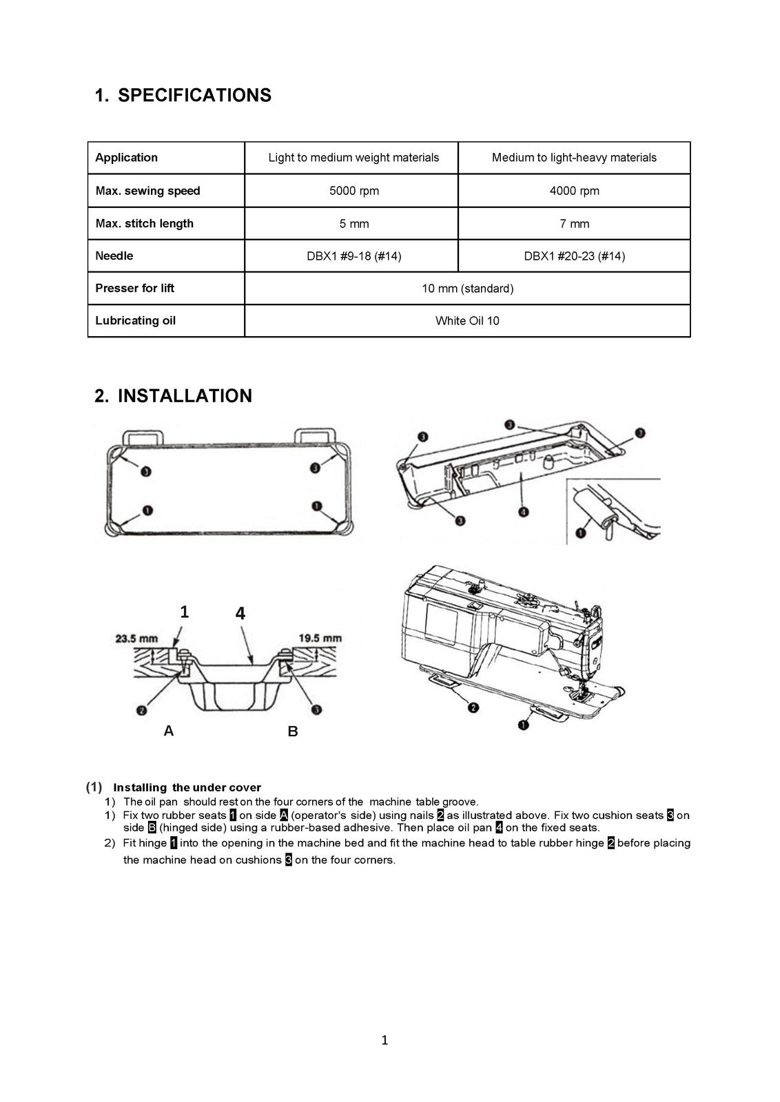 ALFA A1930 Sewing Machine Instruction Manual - STEEL WIRE BOUND - TOUGH COVERS