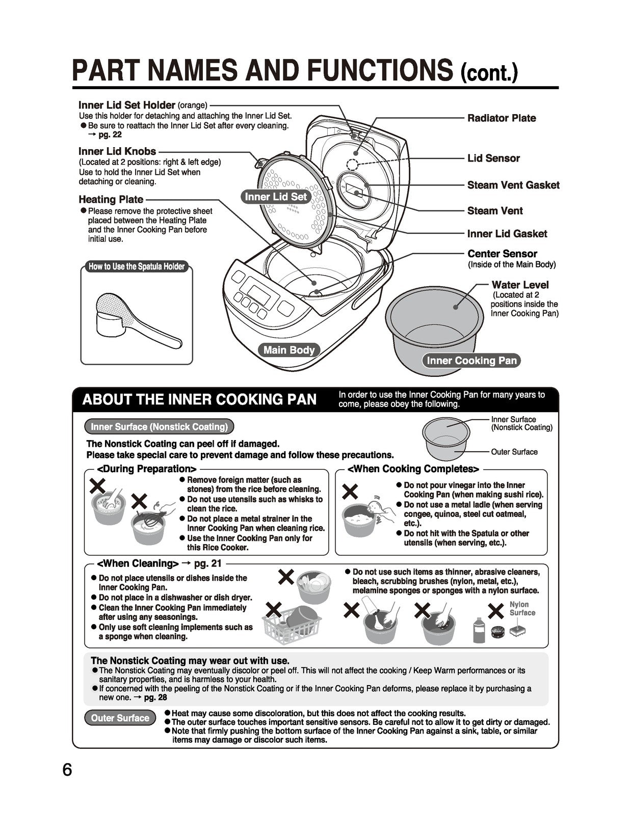ZOJIRUSHI NL-DCC10 18 Micom Rice Cooker  Operating Instructions Manual - BOUND