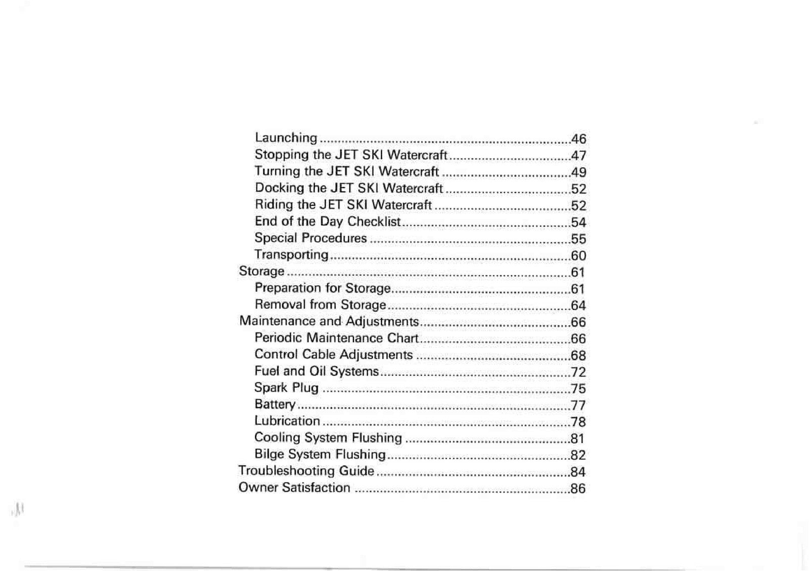 KAWASAKI JET SKI 750 ZXI Watercraft Owners Manual 1996 - WIRE BOUND - COVERS