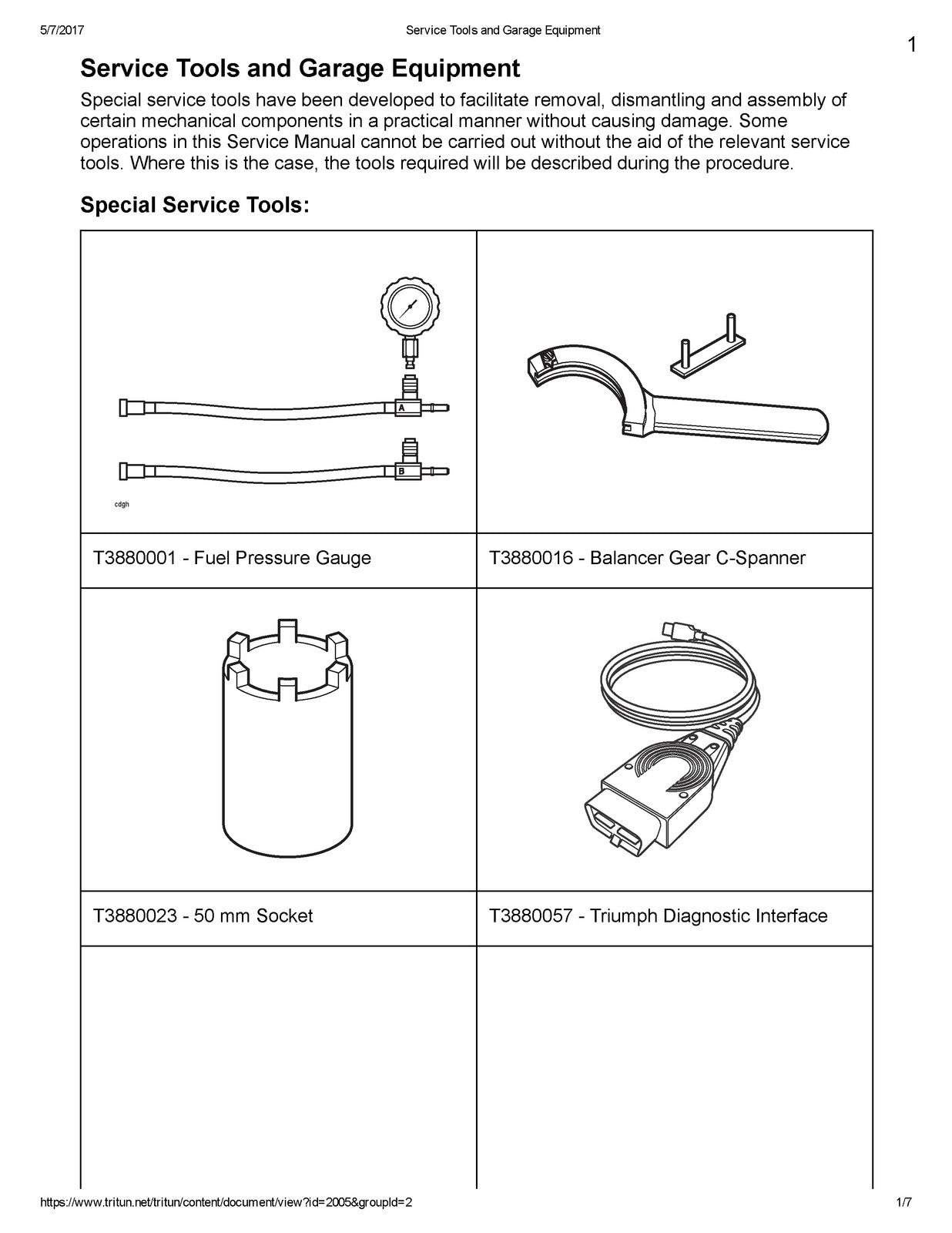 TRIUMPH Thruxton R Motorcycle Service Manual 2016 Rev 2 - WIRE BOUND - COVERS