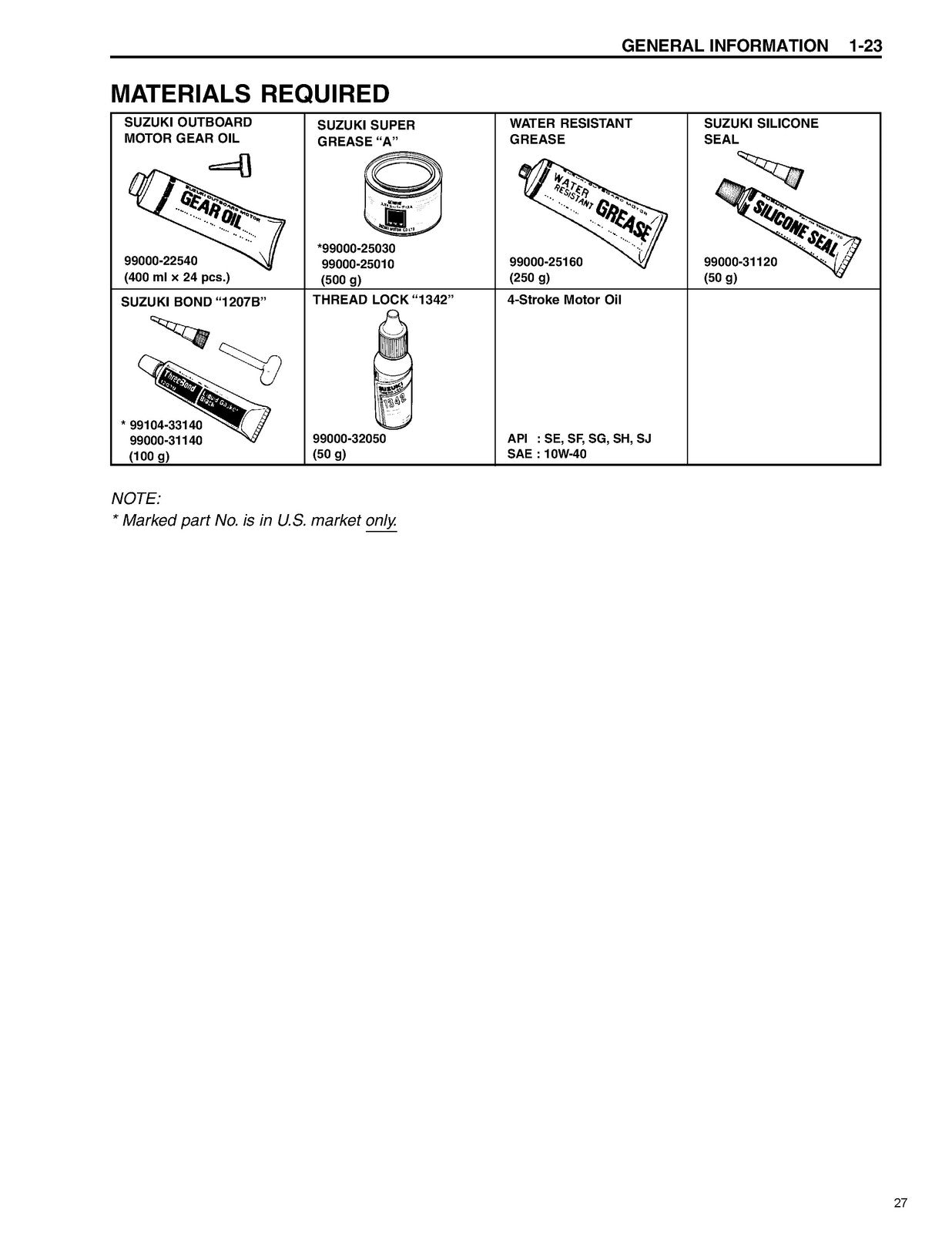 SUZUKI DF25 DF30 DF25A DF30A Outboard Service & Parts Manual BUNDLE - WIRE BOUND