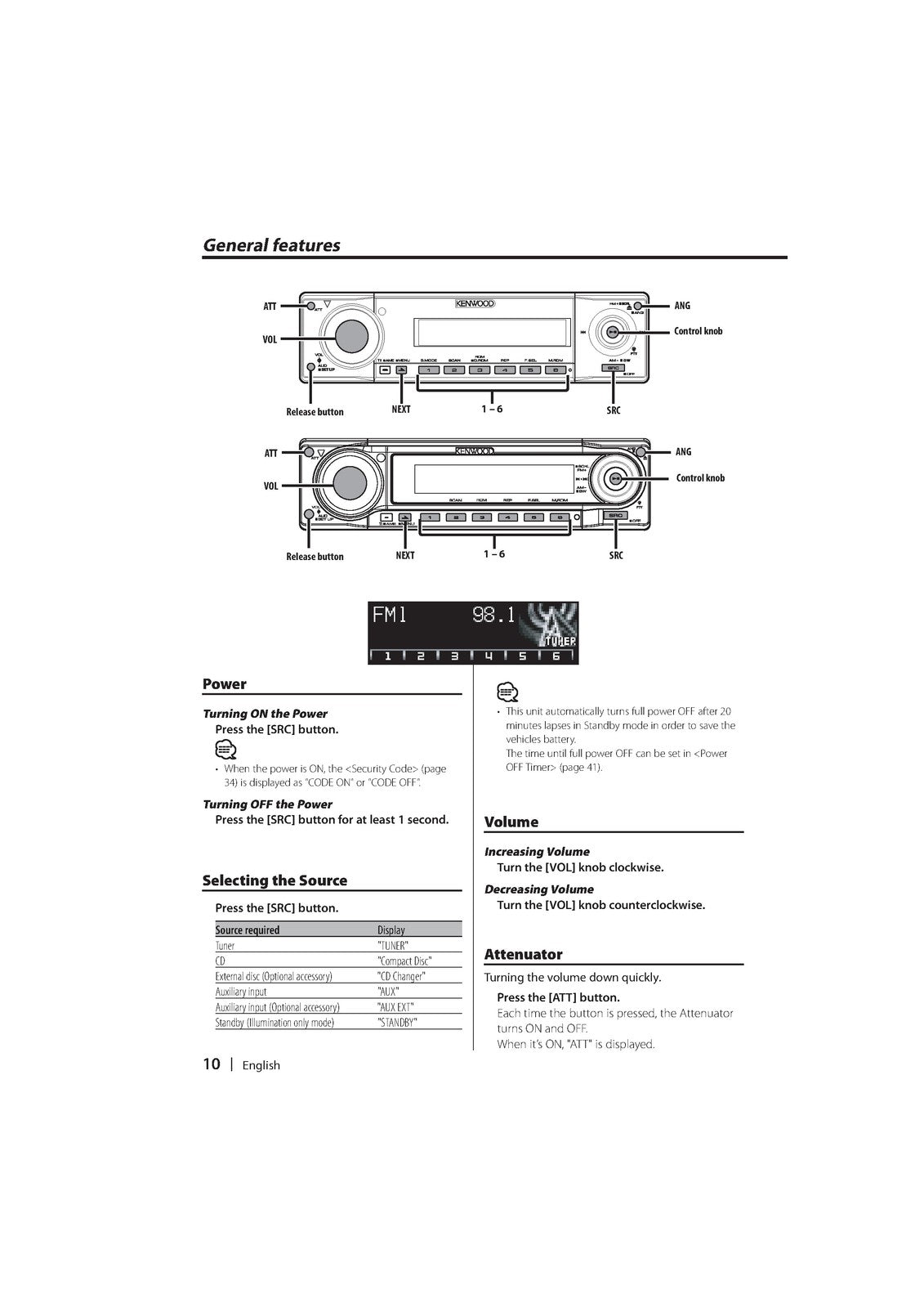 KENWOOD KDC-W8531 KDC-W7531 KDC-W7031 CD-Receiver Instruction Manual - BOUND