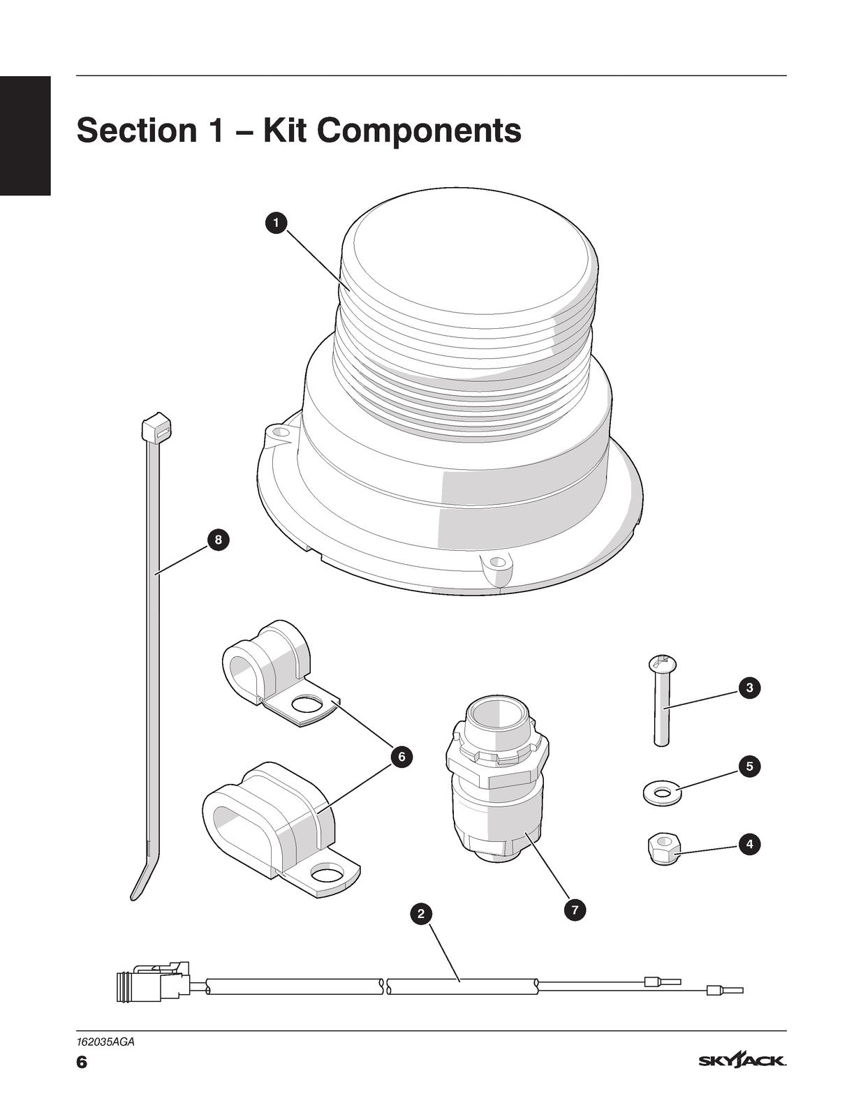 SKYJACK SJ40 45 61 66 82 86  More Flashing Light Installation Manual 2026