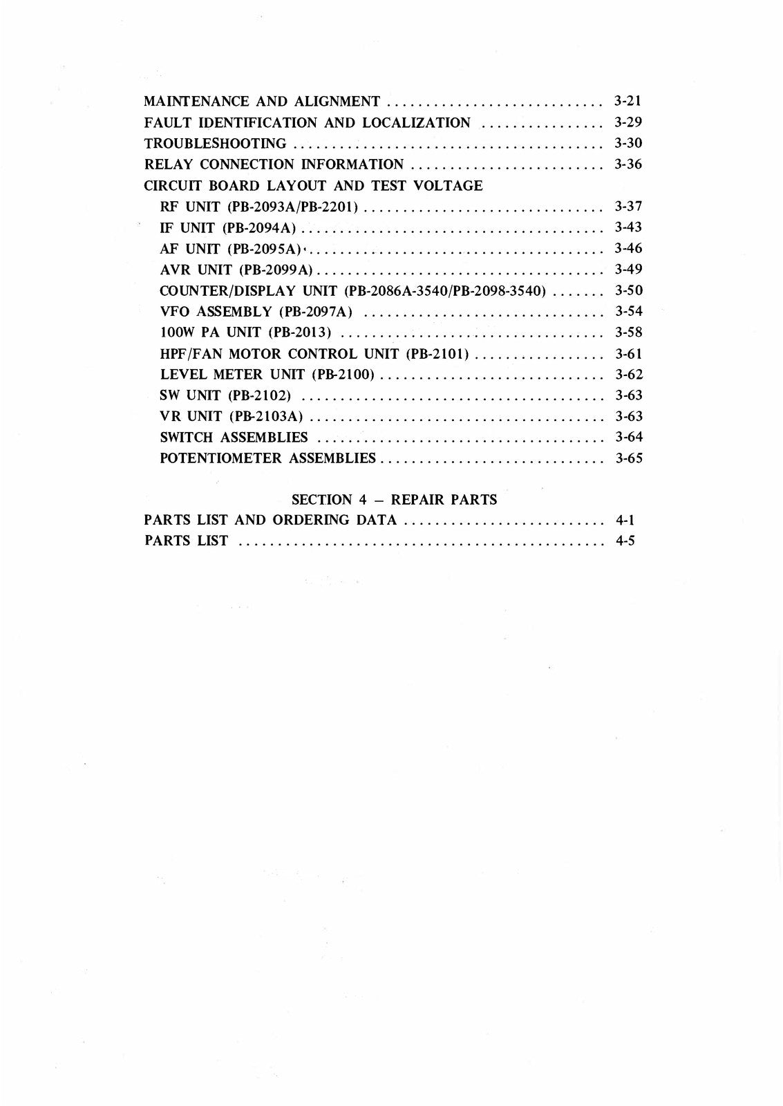 YAESU FT-707 Service Manual - BOUND - COVERS - XL FOLDOUT PAGES