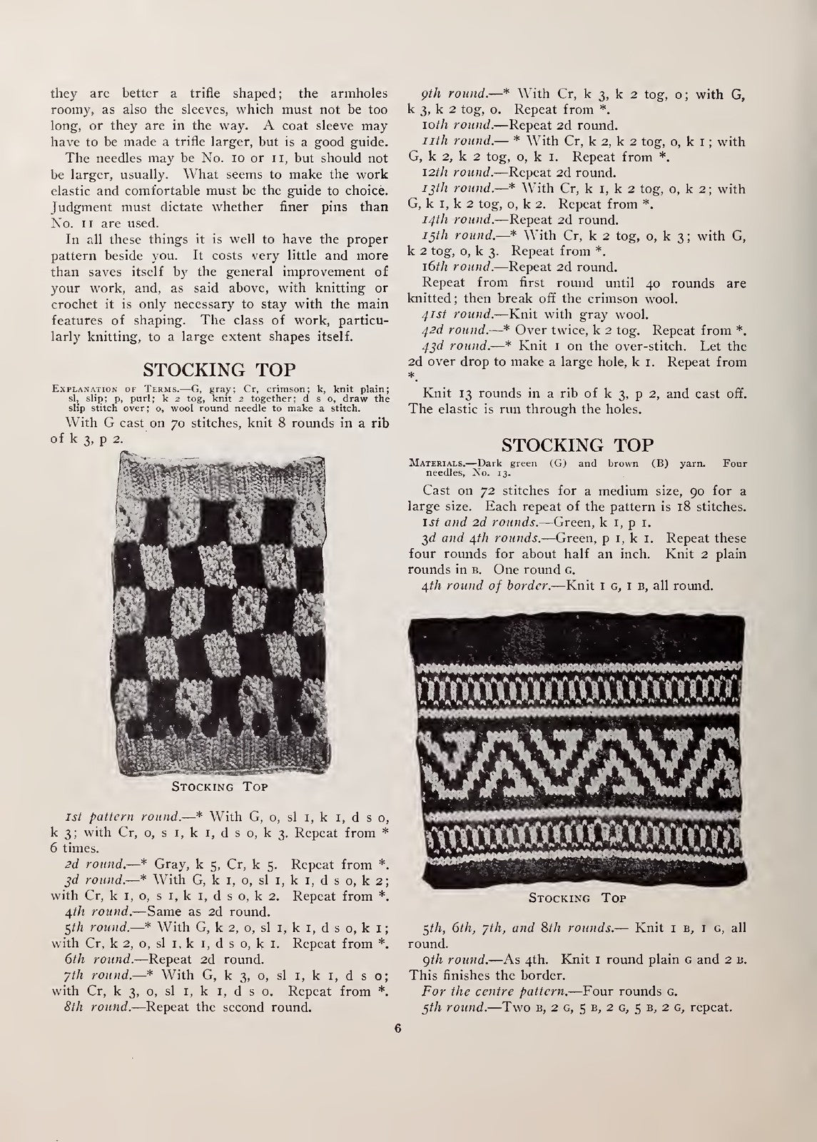 PRISCILLA Wool Knitting Book Manual 1912 - STEEL WIRE BOUND - PROTECTIVE COVERS