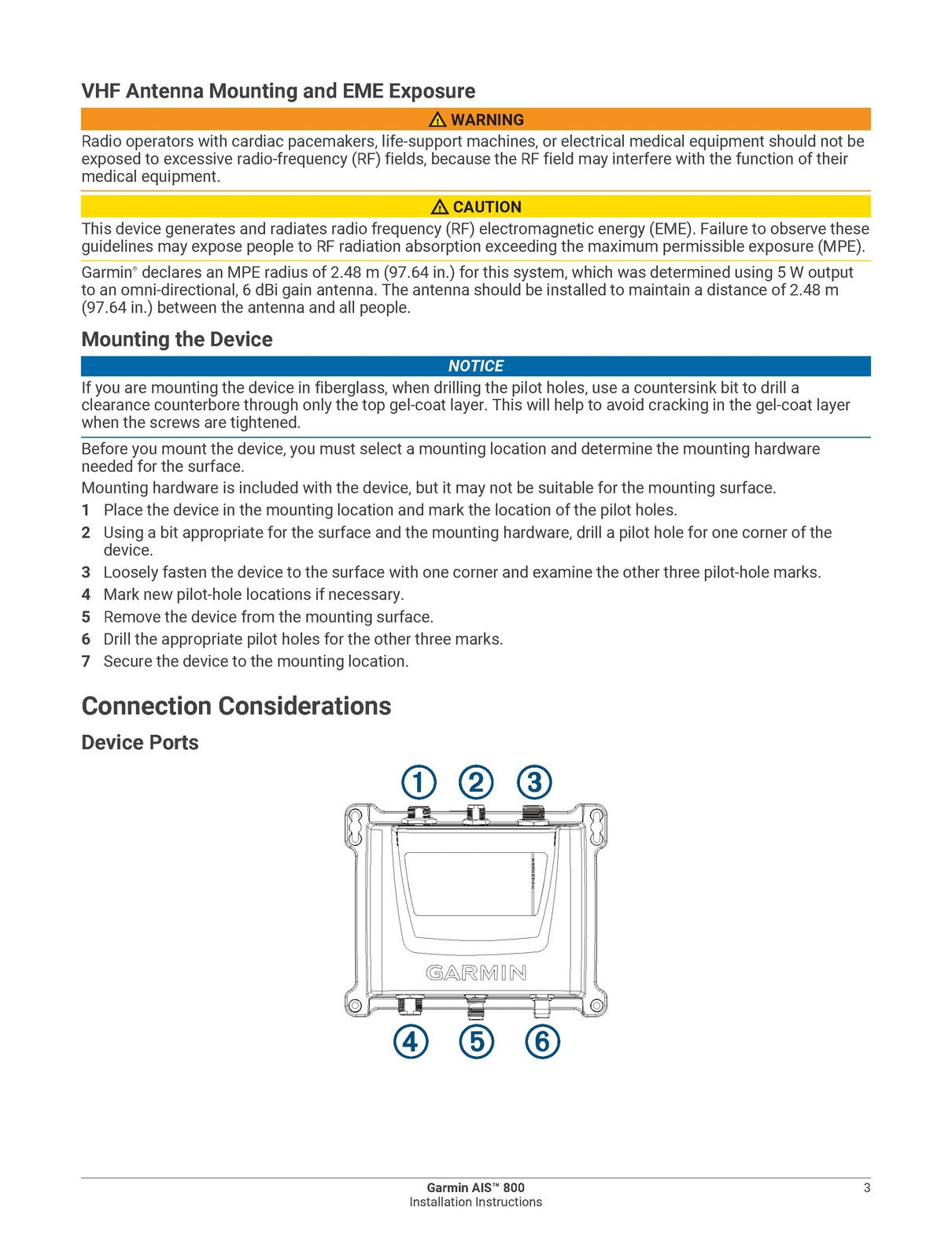 GARMIN AIS 800 Blackbox Transceiver Installation Tech Reference and Revision Man
