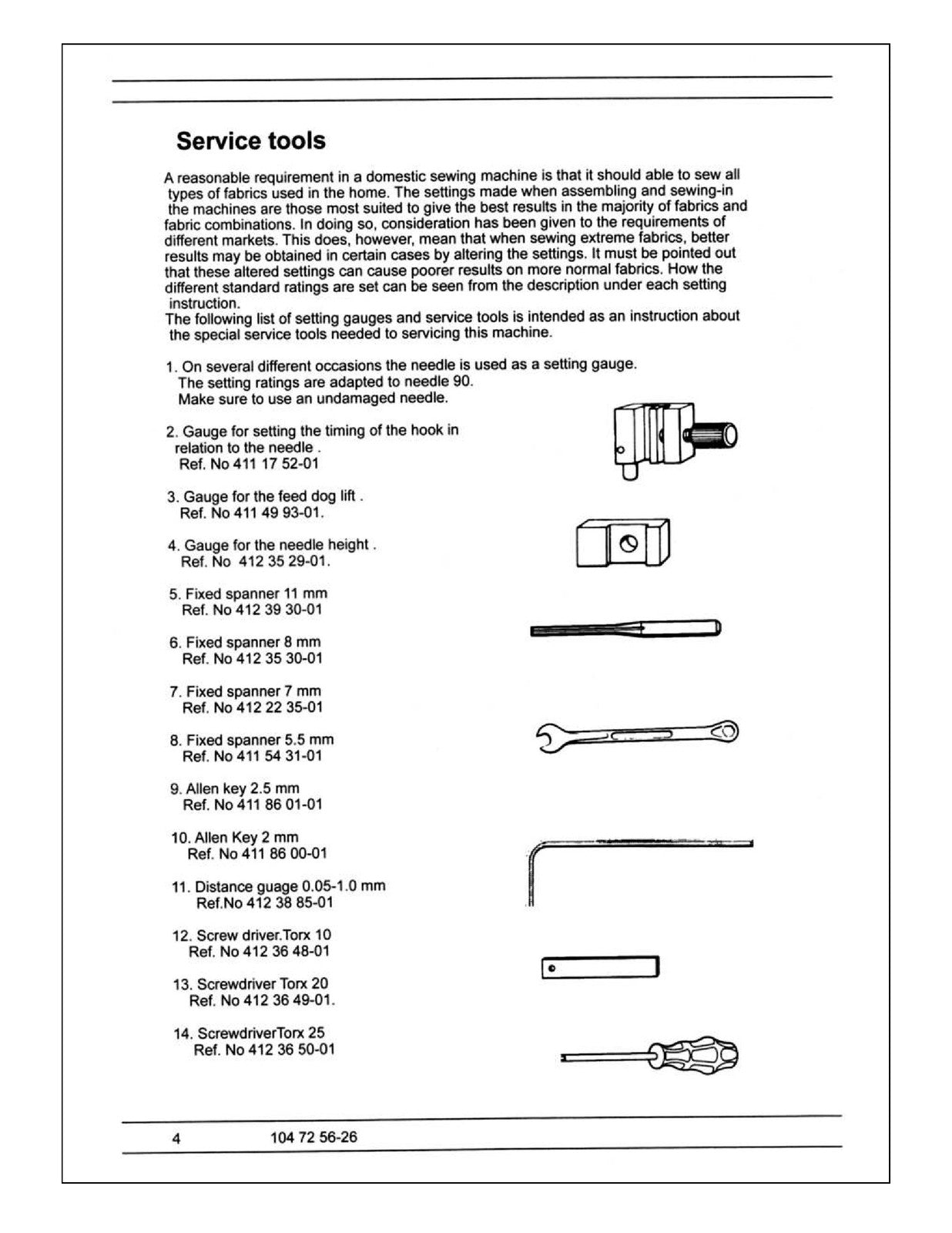 HUSQVARNA VIKING 2000 Series Sewing Machine Service Manual - WIRE BOUND - COVERS