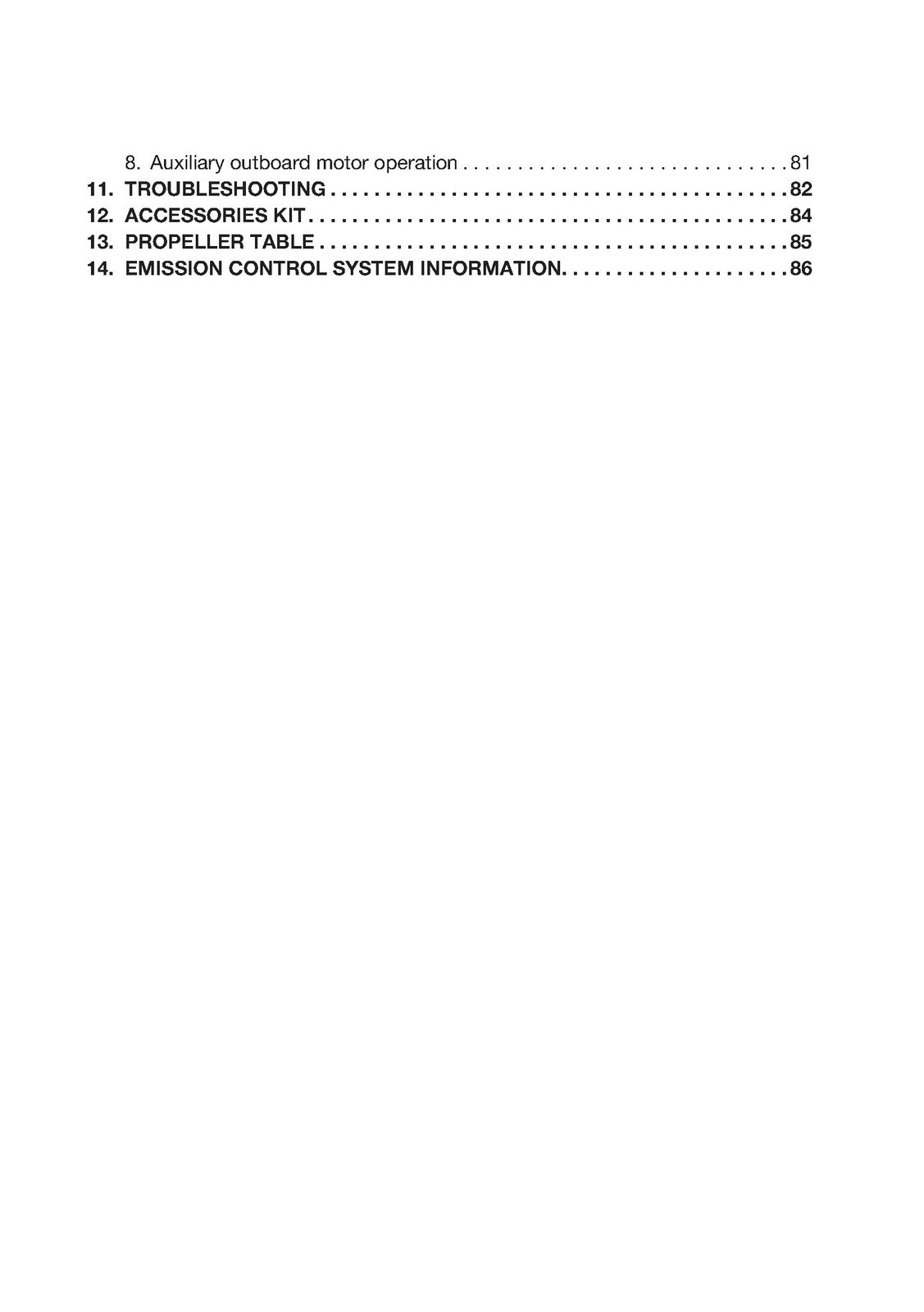 TOHATSU MFS 8B 98B Owners Manual - STEEL WIRE BOUND - PROTECTIVE COVERS