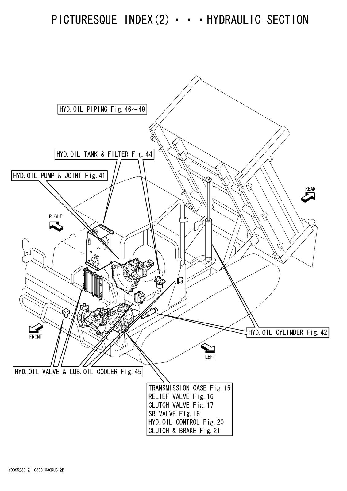 YANMAR C30RUS-2B Crawler Carrier Parts Catalog Manual 2012 - WIRE BOUND - COVERS