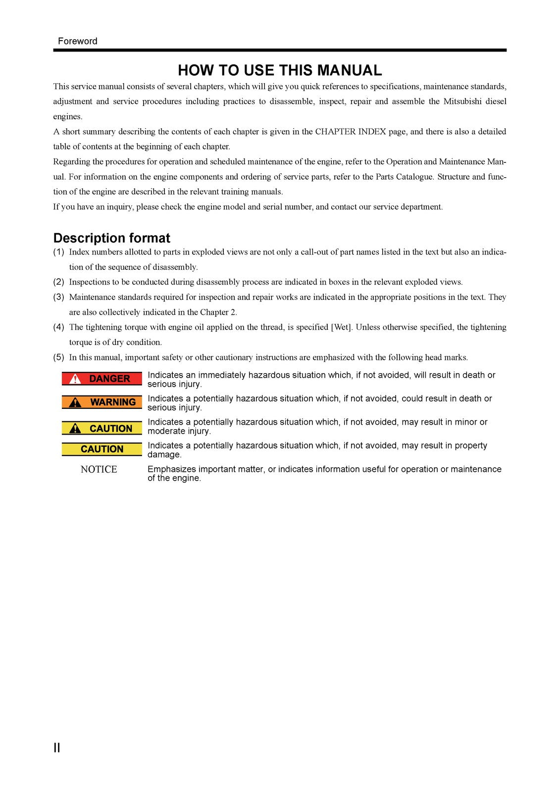 MITSUBISHI S6R2-MPTK Diesel Engine Service Manual 2022 - WIRE BOUND - COVERS