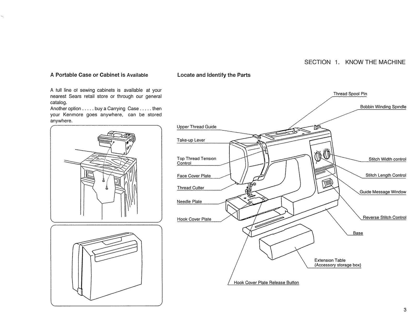 KENMORE 38517526 Sewing Machine Owners Manual - STEEL WIRE BOUND - TOUGH COVERS