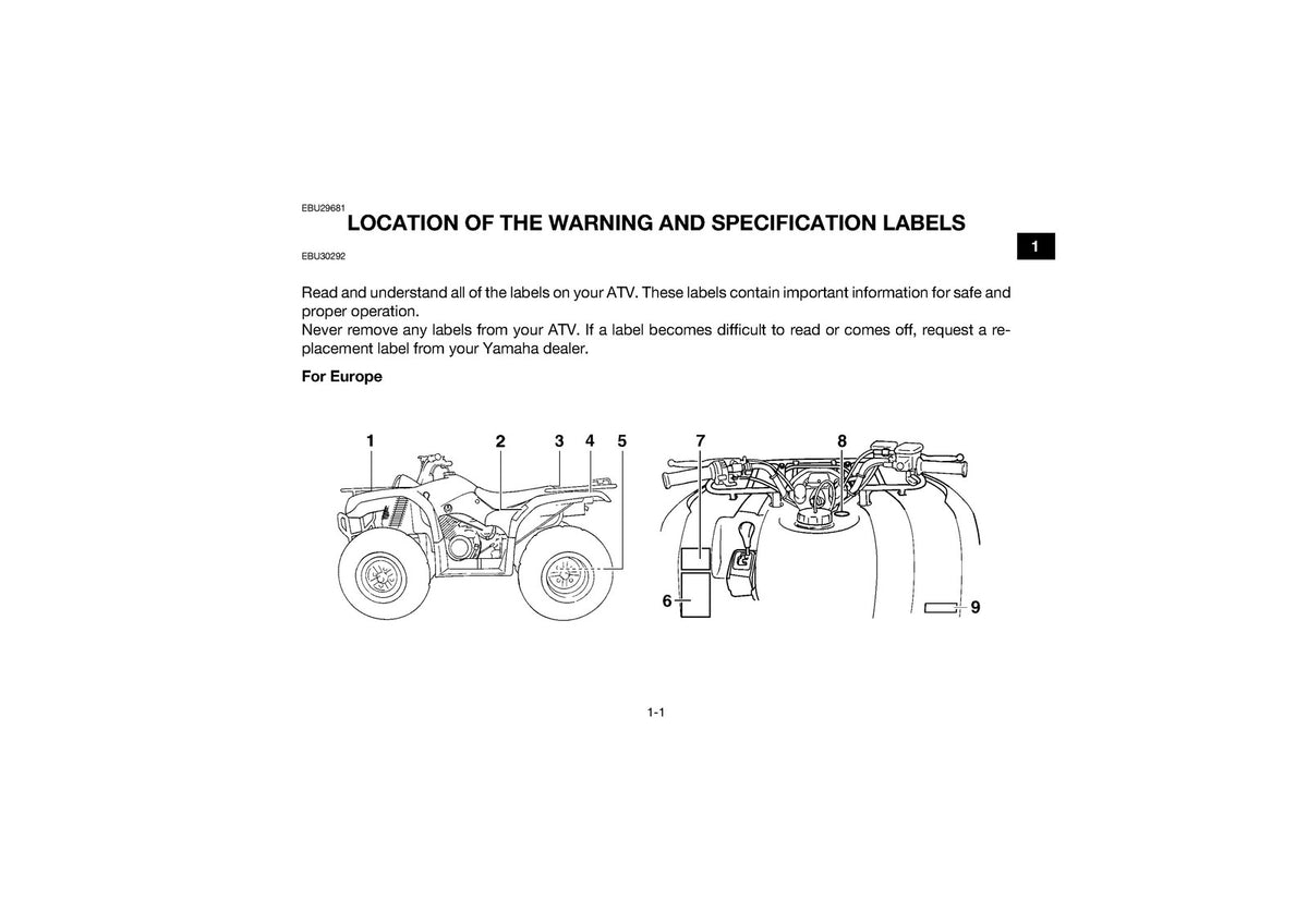 YAMAHA YFM35GDXG Grizzly 350 ATV Owners Manual 2016 - WIRE BOUND - TOUGH COVERS