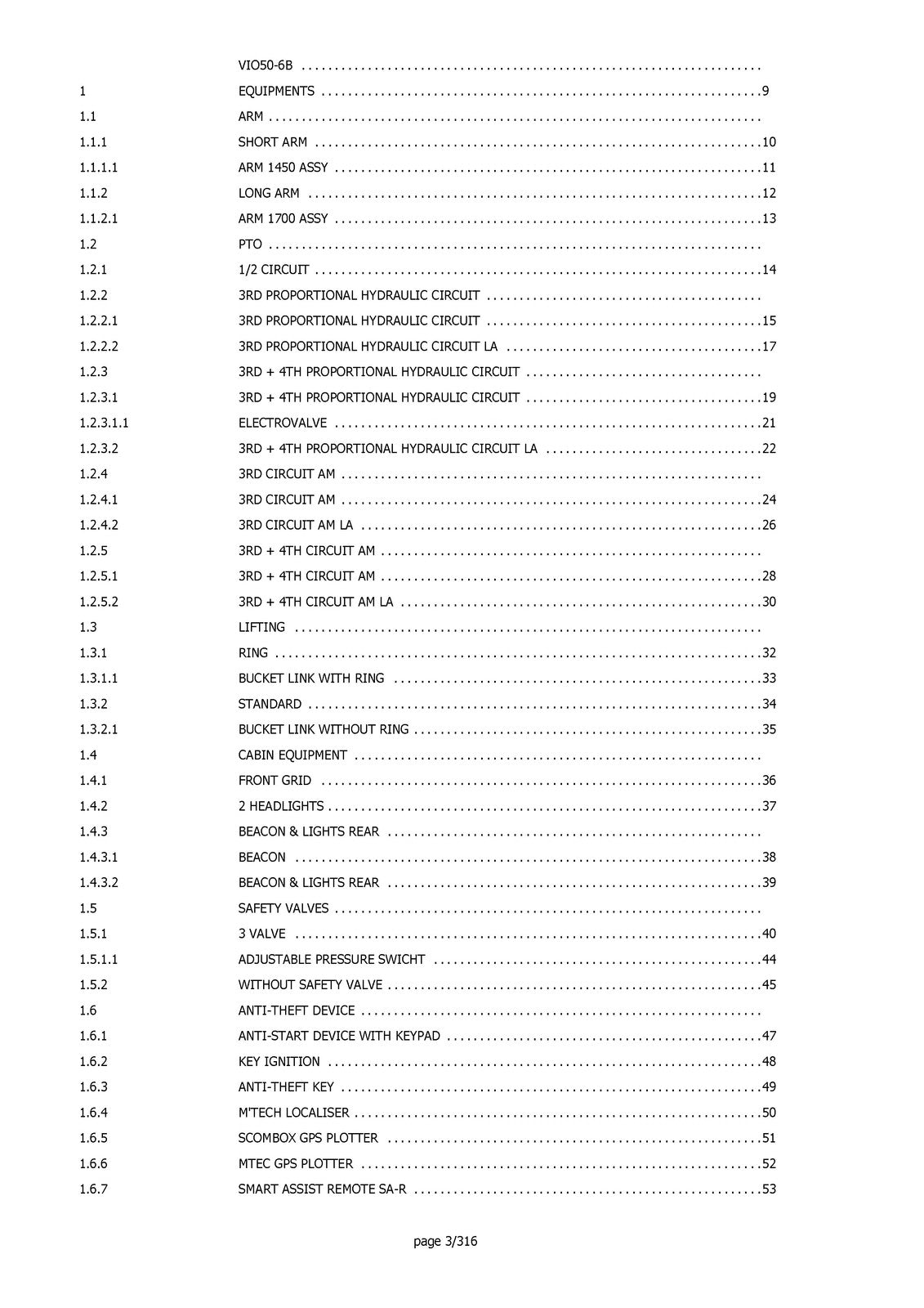 YANMAR ViO50-6B Mini Excavator Parts Catalog Manual - WIRE BOUND - TOUGH COVERS
