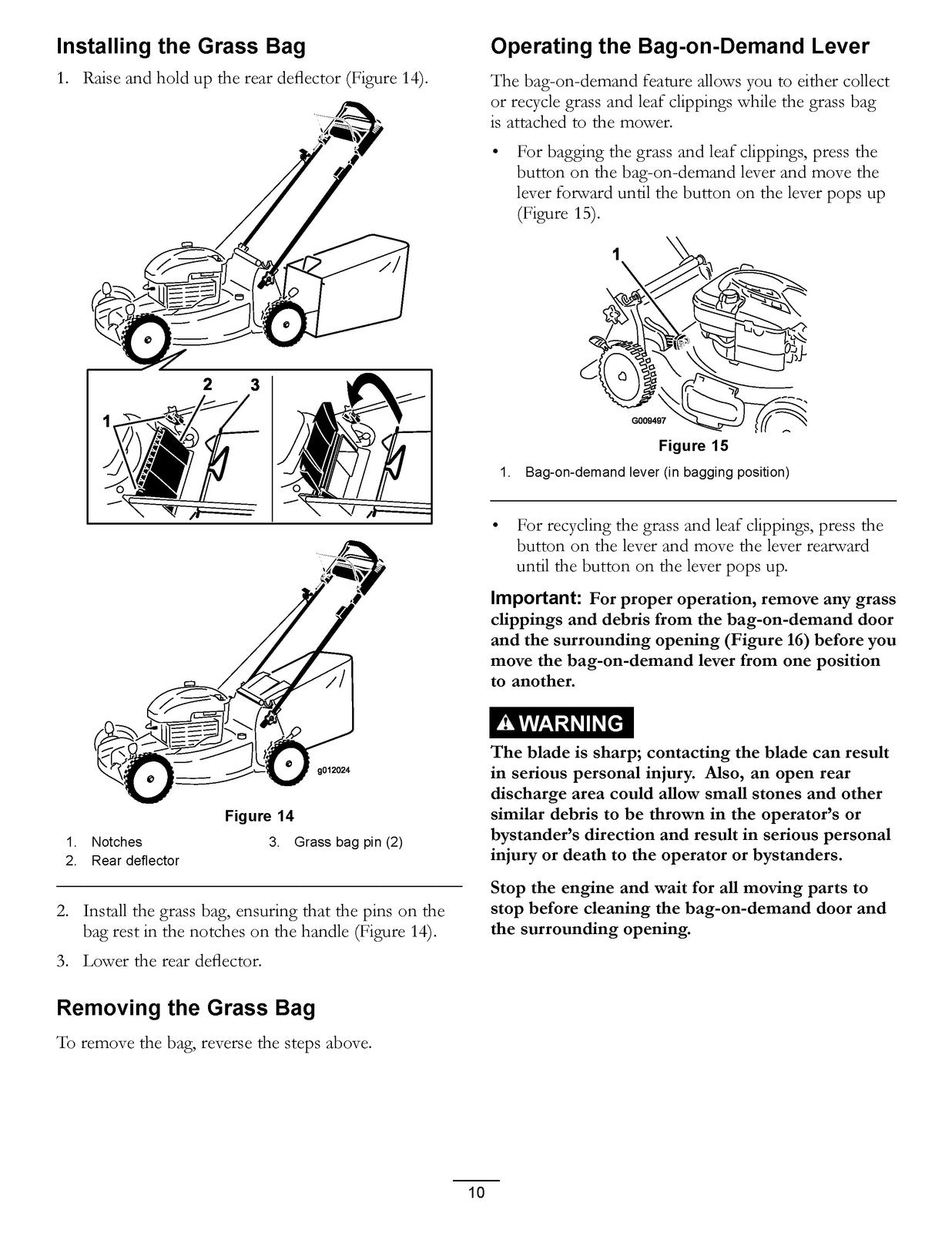 TORO 20332 20332C 20334 20334C 20352 Operators Manual SN 310000001 Up - BOUND