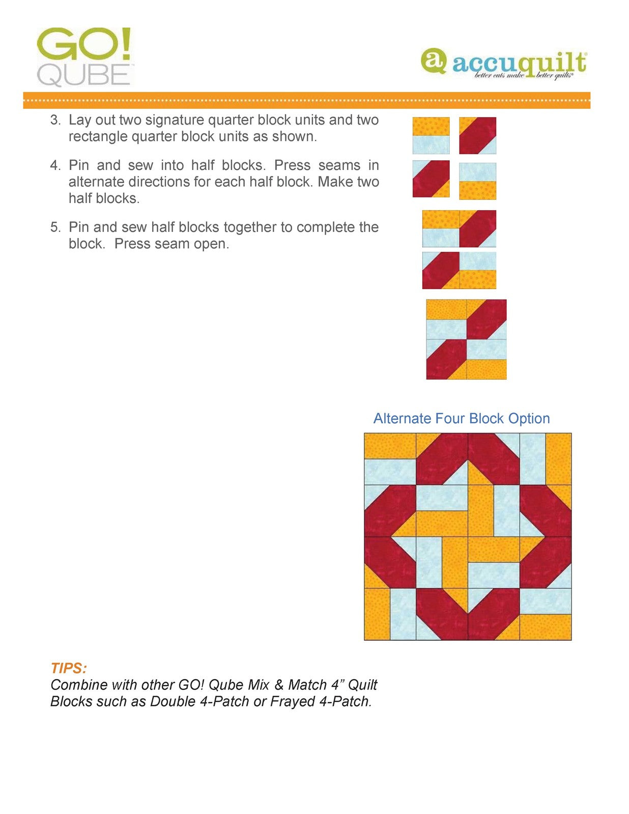 ACCUQUILT Go Qube 4" Corners - STEEL WIRE BOUND - PROTECTIVE COVERS