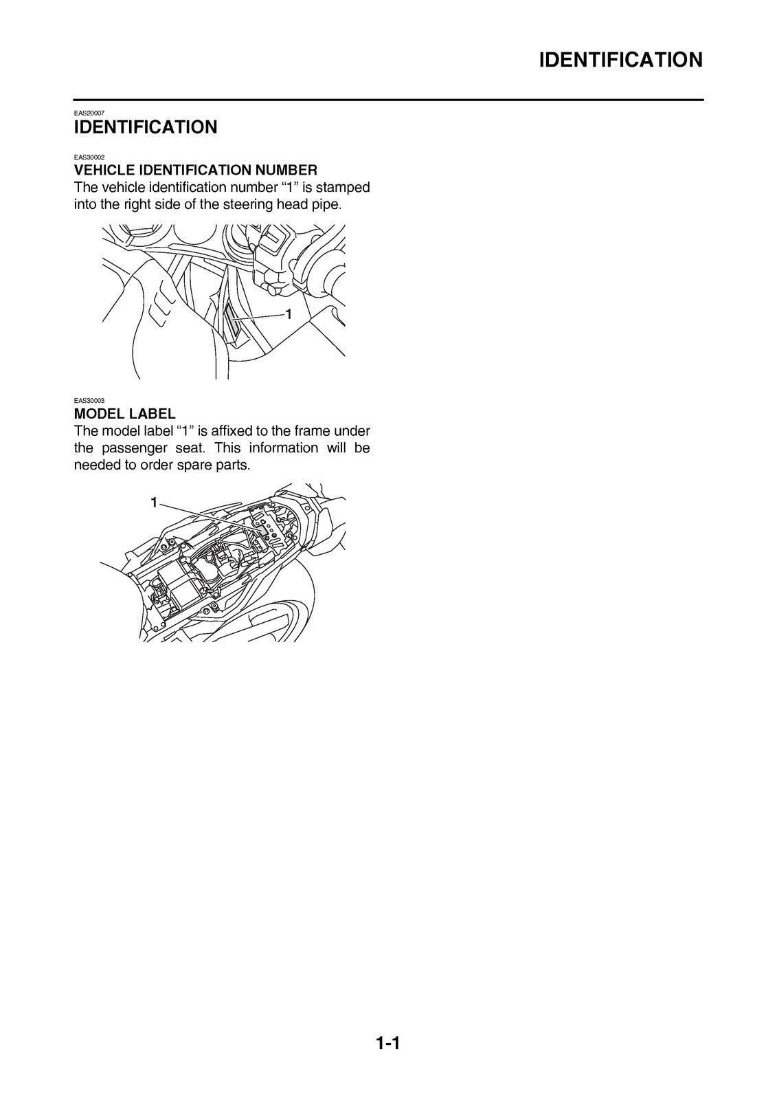 YAMAHA MT-10 MTN1000 MTN1000H Motorcycle Service Manual 2017, FOLDOUTS