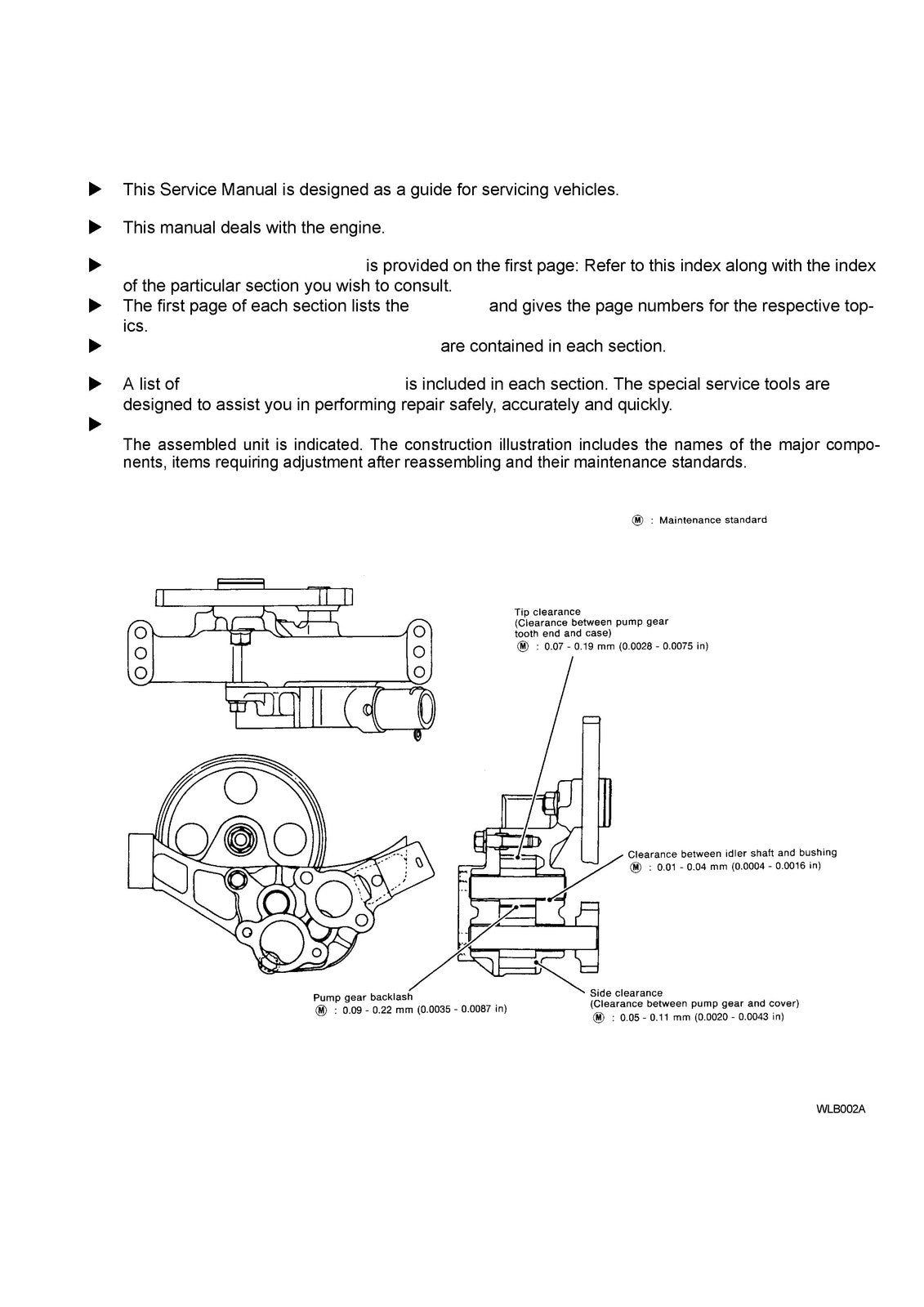 NISSAN DIESEL PF6 PF6T PF6TA PF6TB Engine Service Manual - WIRE BOUND - COVERS