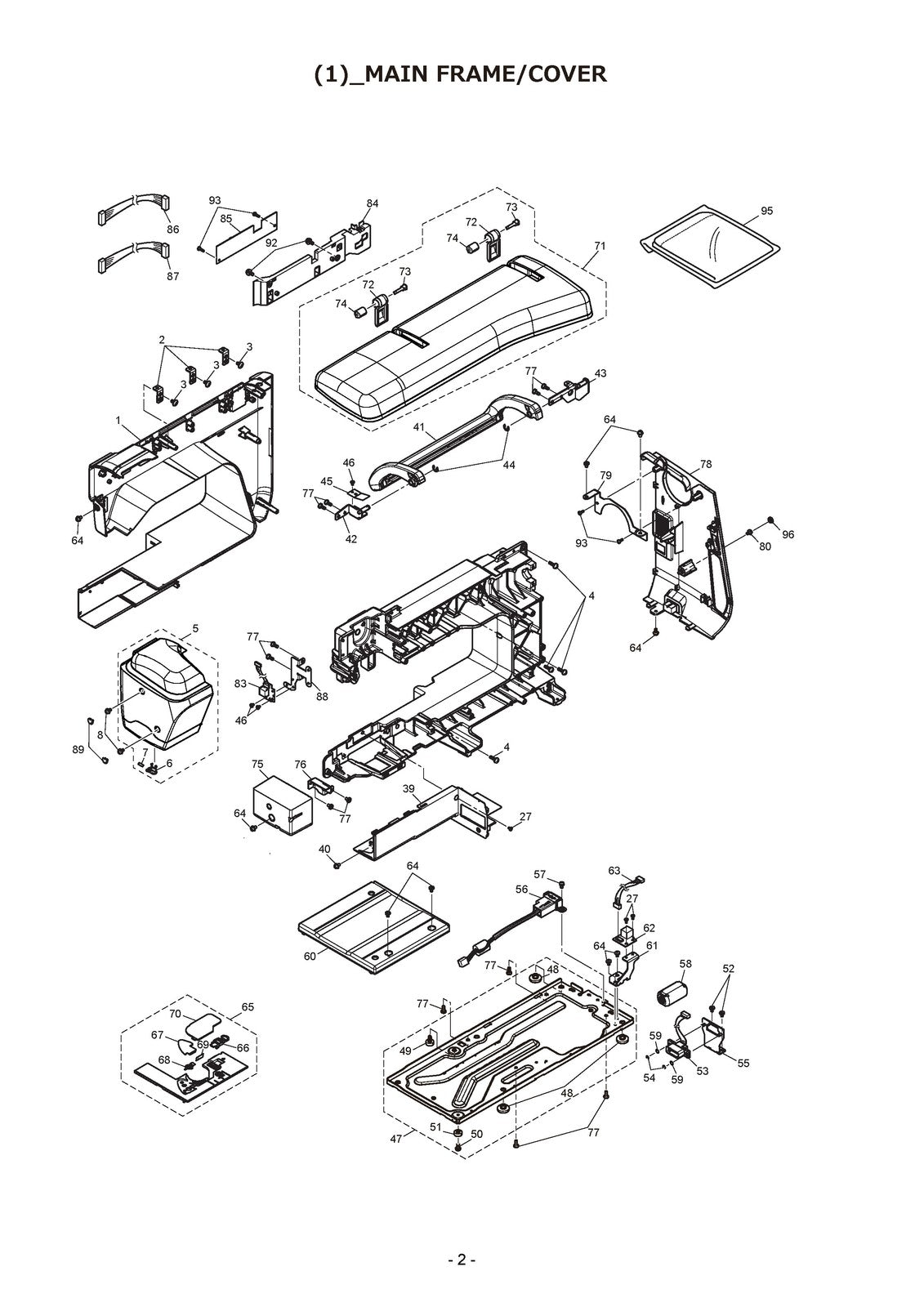 BROTHER BLPF Embroidery Machine Parts Reference List Manual 2019 - WIRE BOUND